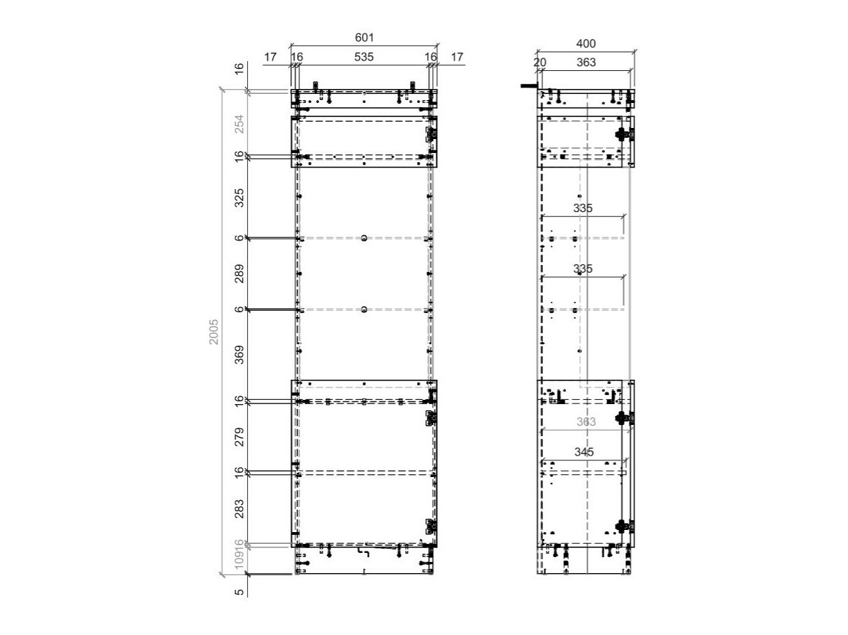 Parete attrezzata Numeri 122