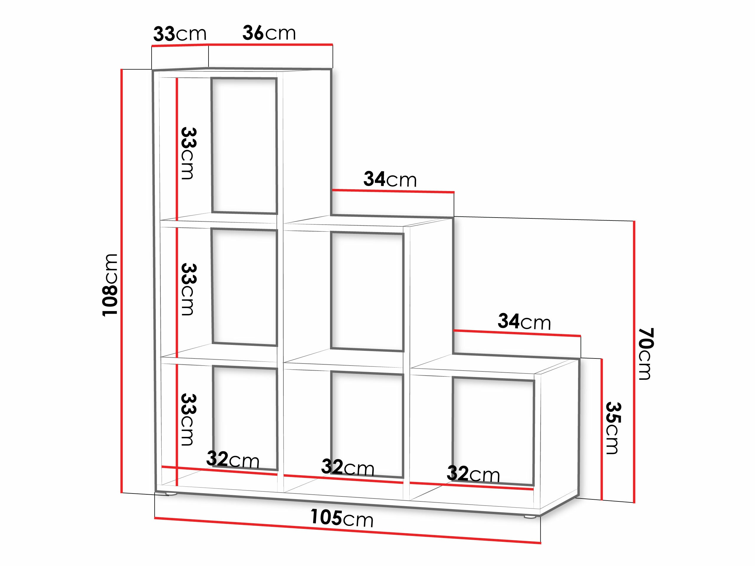 Scaffale Lexicon (Bianco)