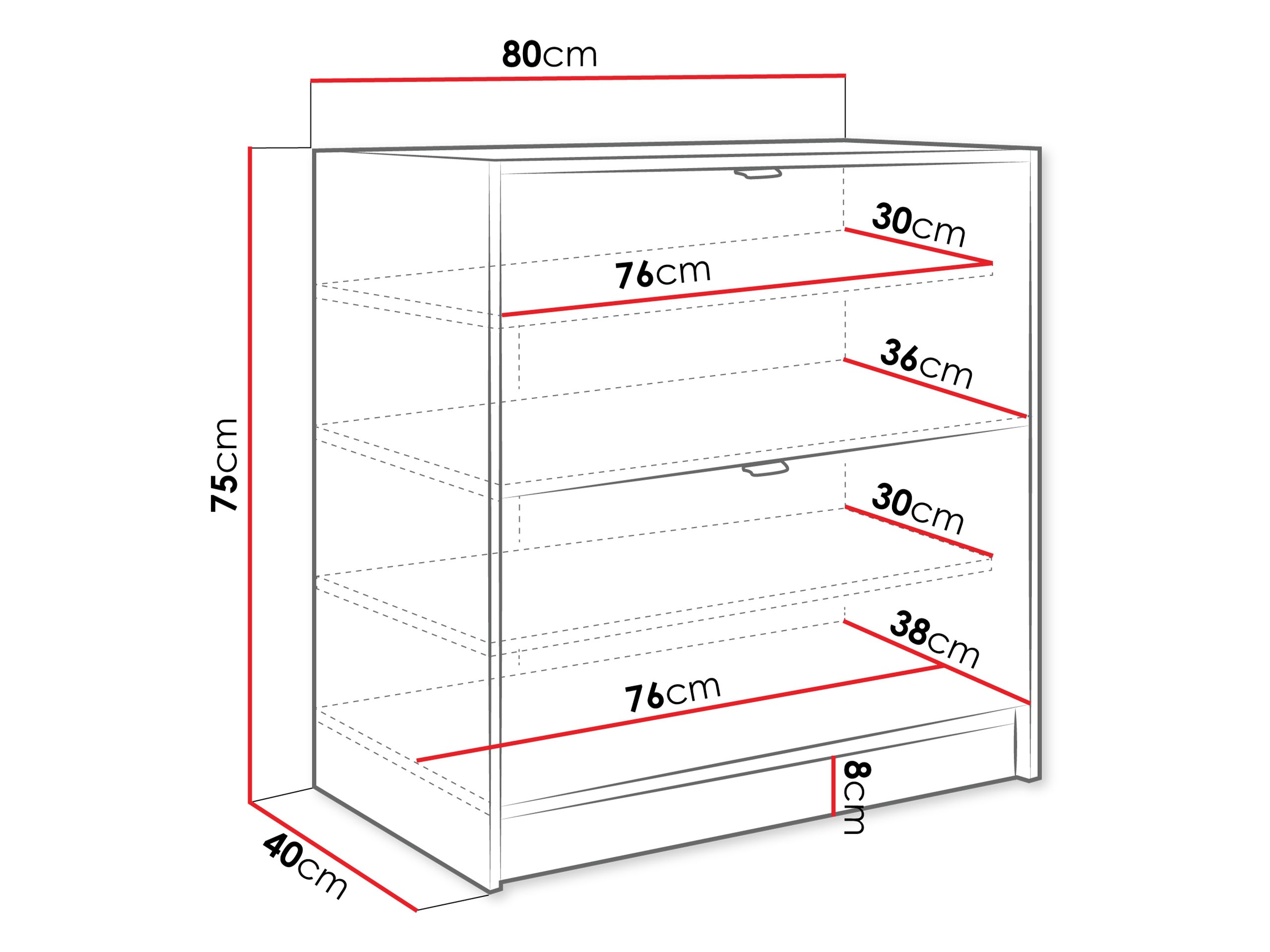 Scarpiera Comfivo Larmire 125 (Bianco)
