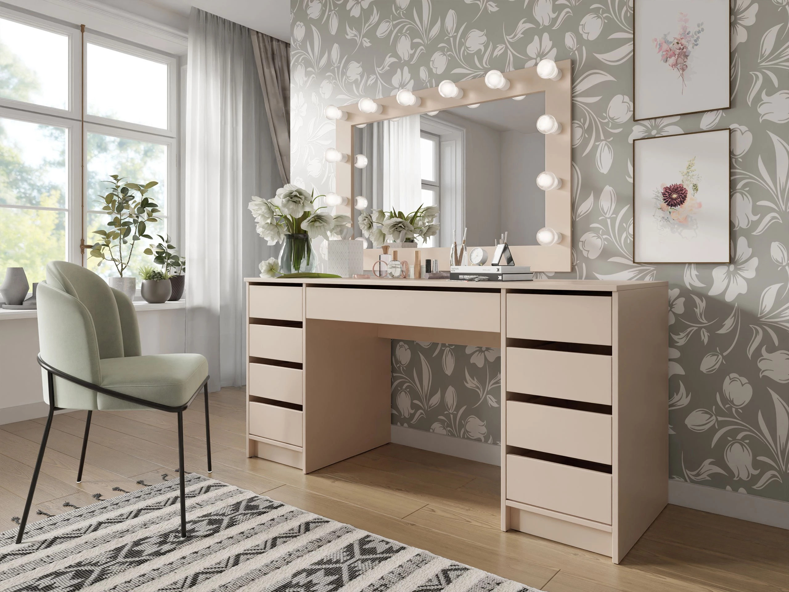 Scrivania da ufficio Comfivo Terros II (Beige)
