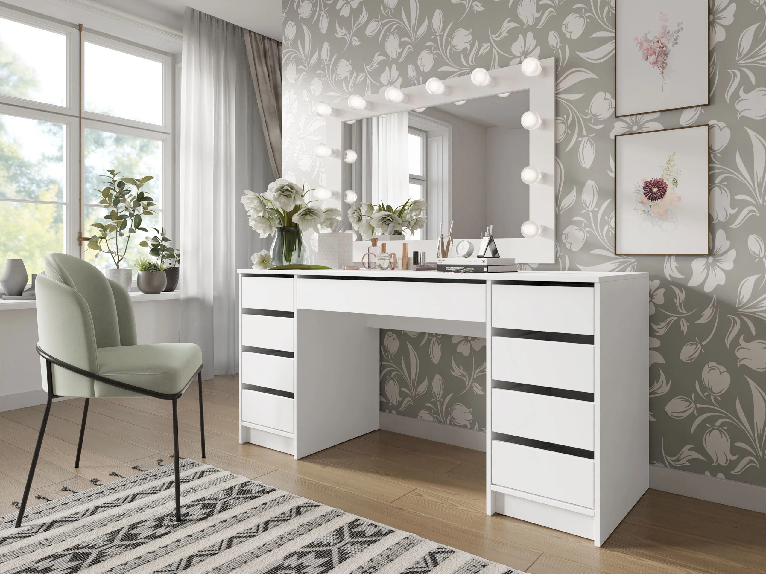 Scrivania da ufficio Comfivo Terros II (Bianco)