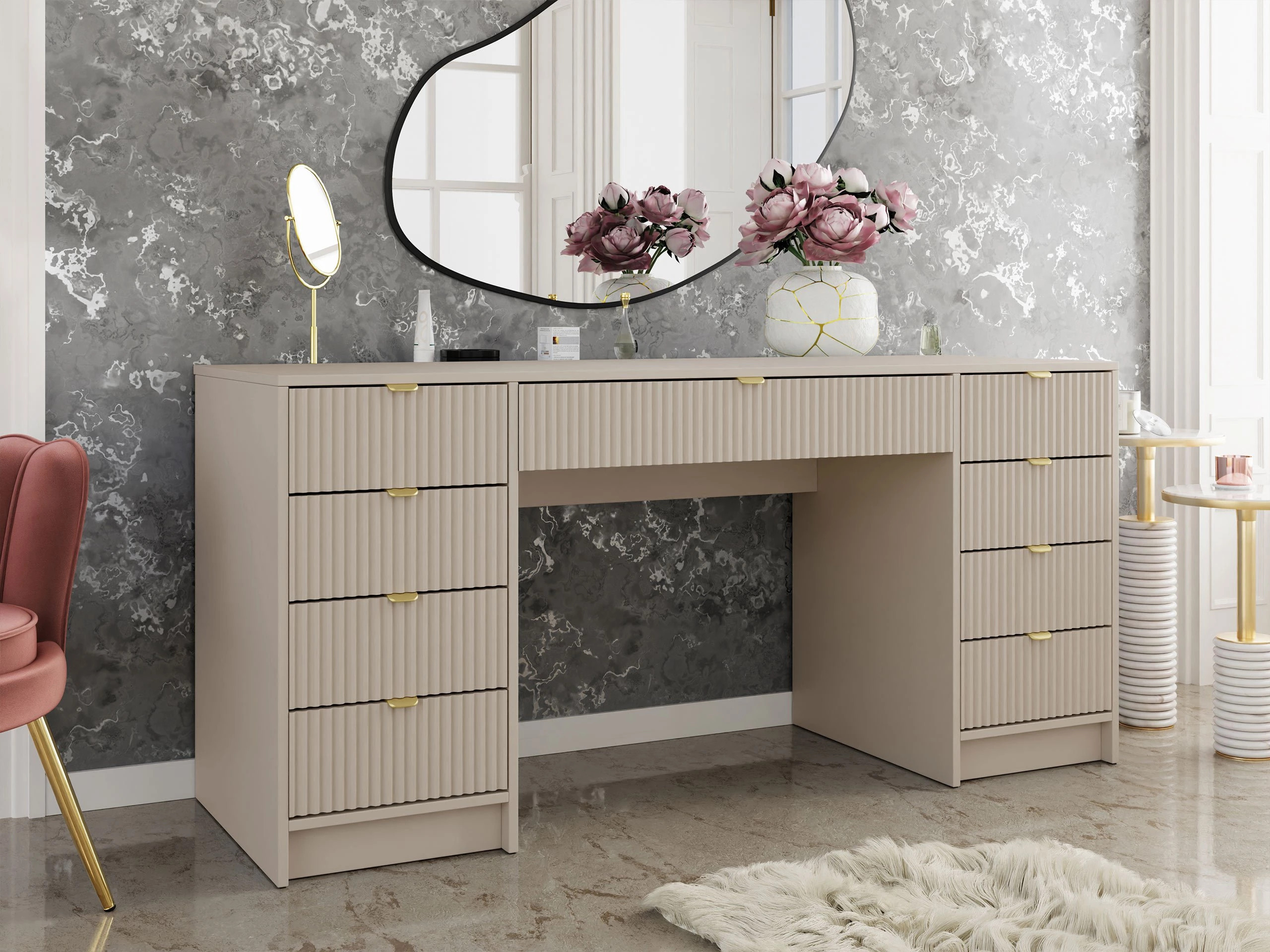 Scrivania da ufficio Comfivo Papilio I (Beige)