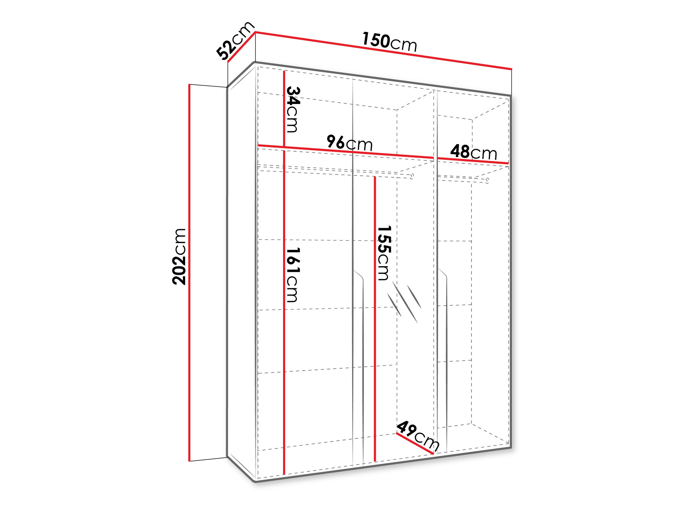 Armadio Hartford 585 (Nero)