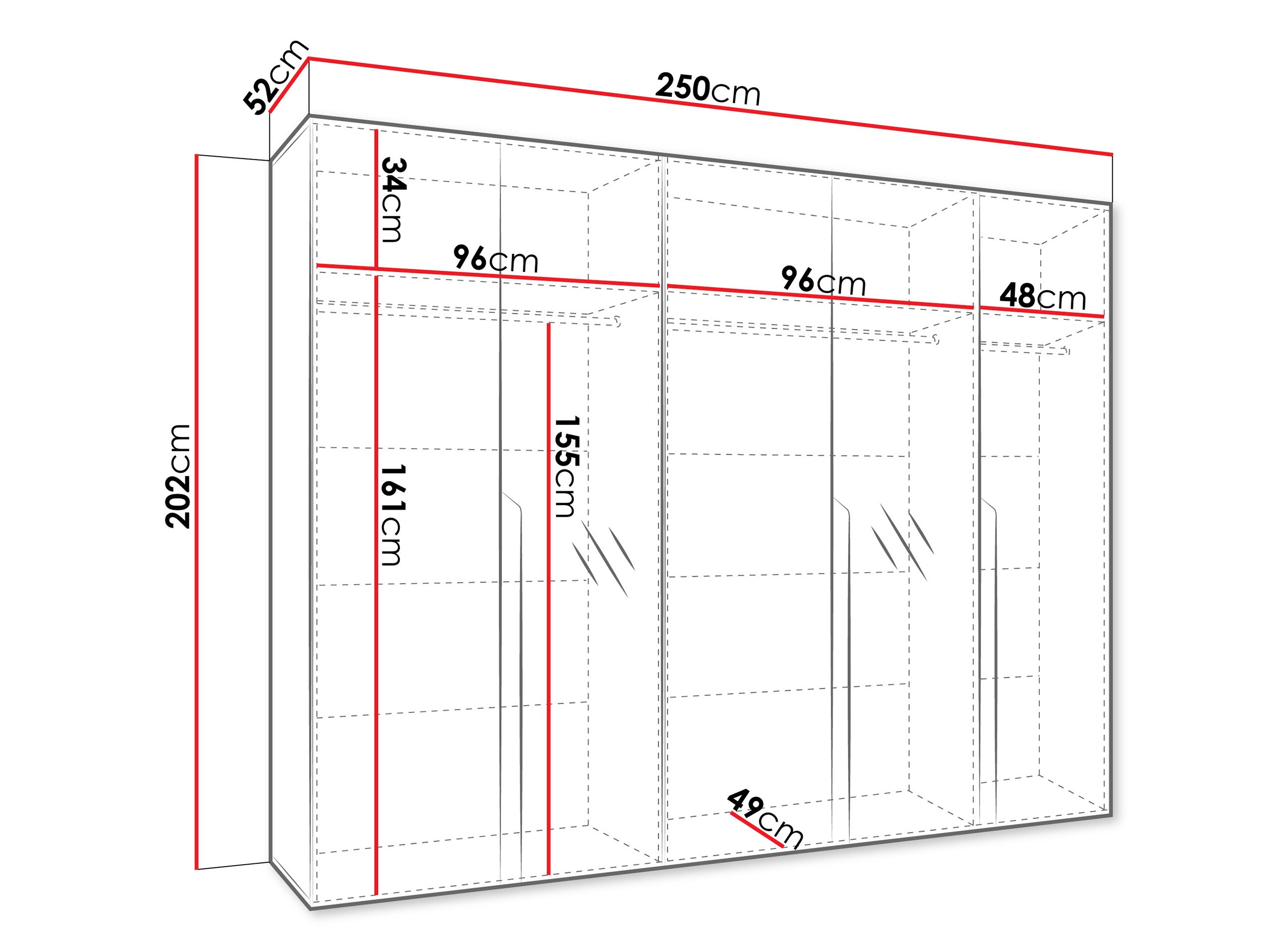 Armadio Hartford 587 (Nero)