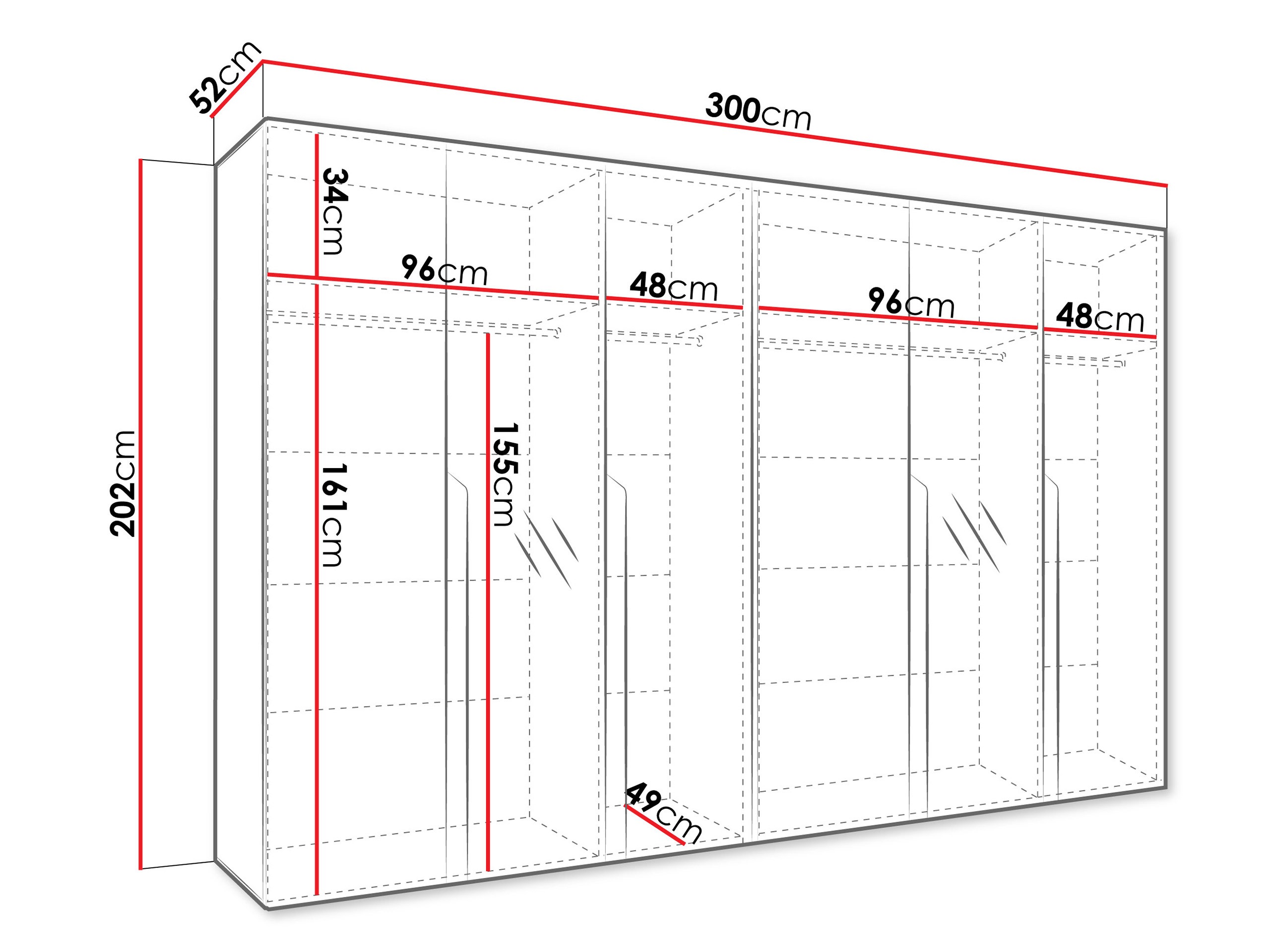 Armadio Hartford 588 (Bianco)