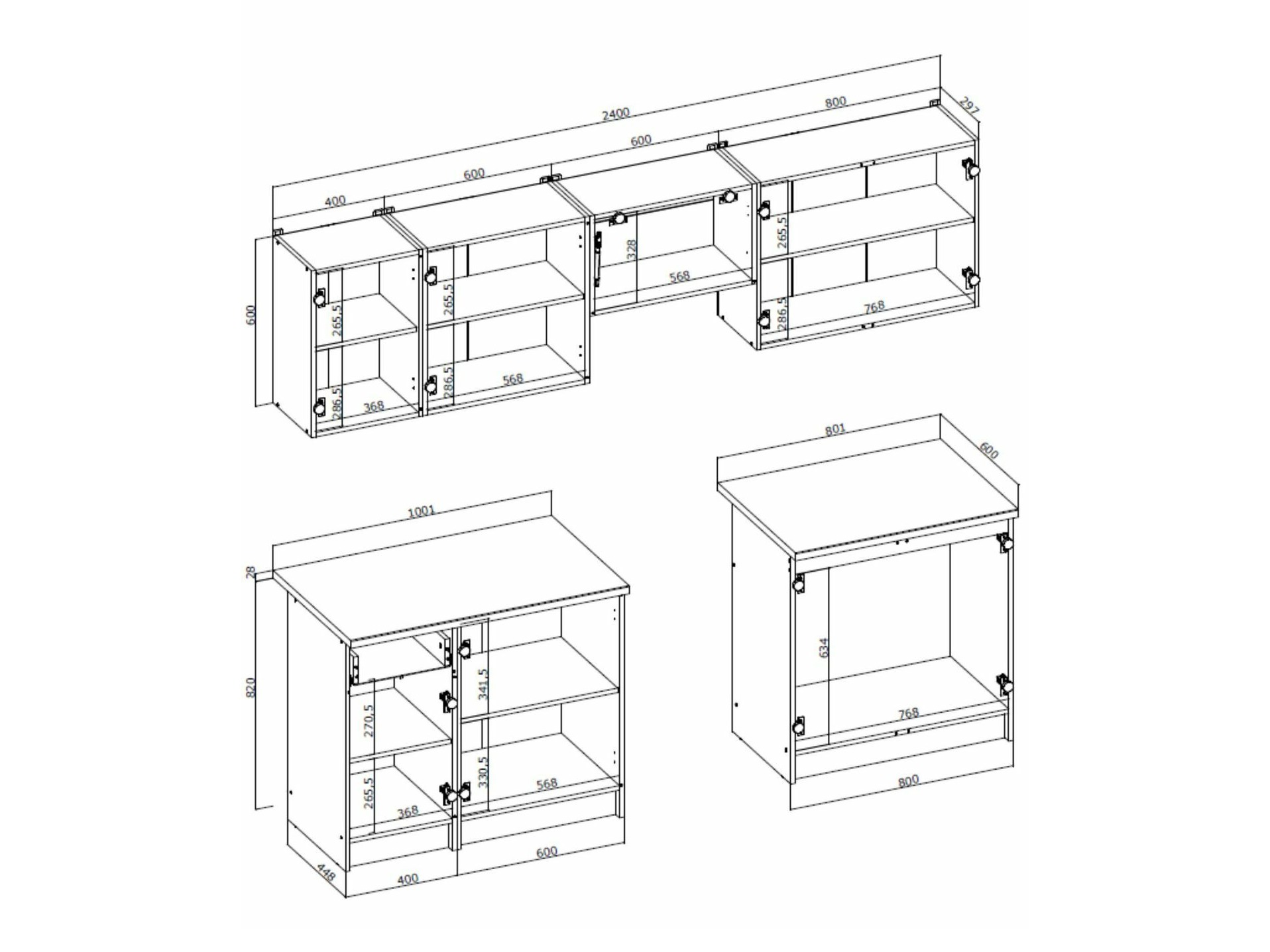 Composizione cucina Houston 1721