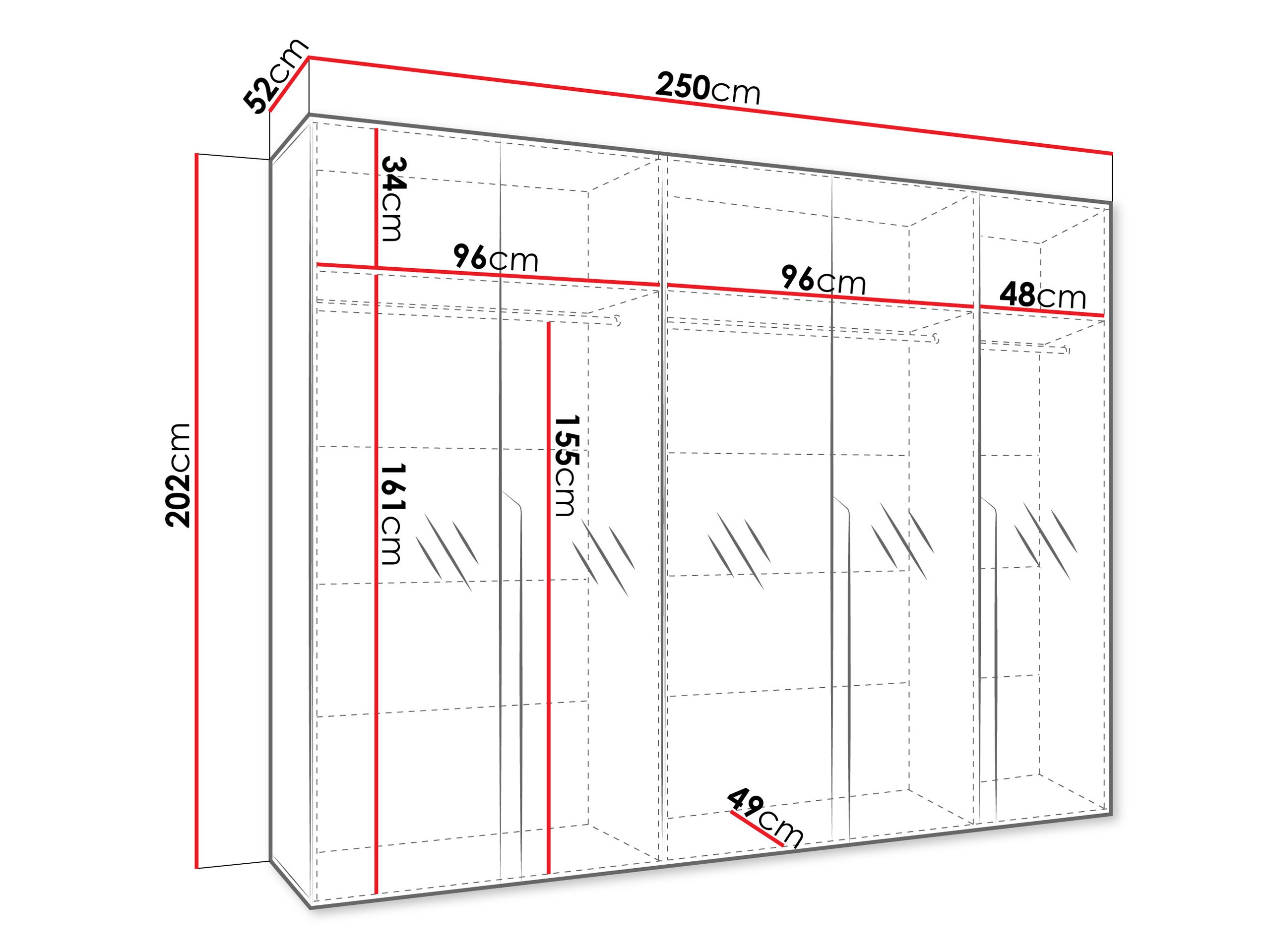 Armadio Hartford 592 (Nero)