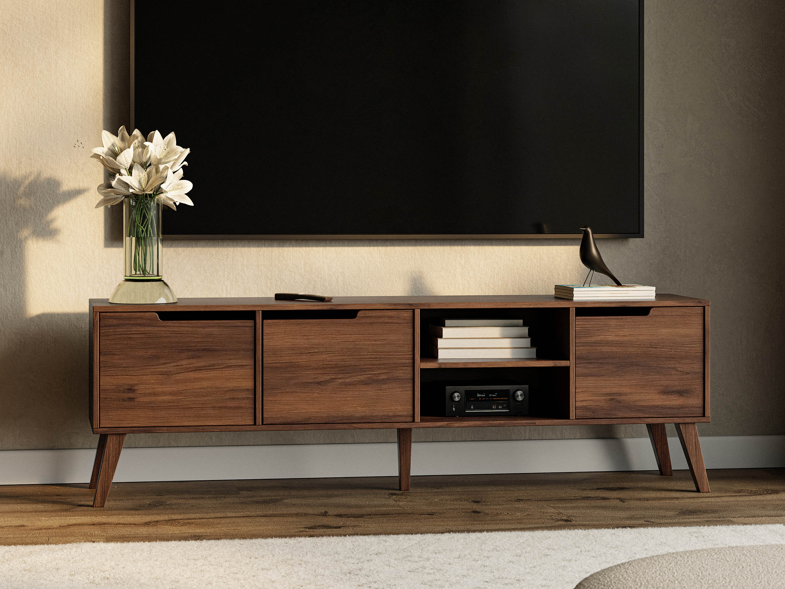 Mobile porta TV Otis II (Noce)