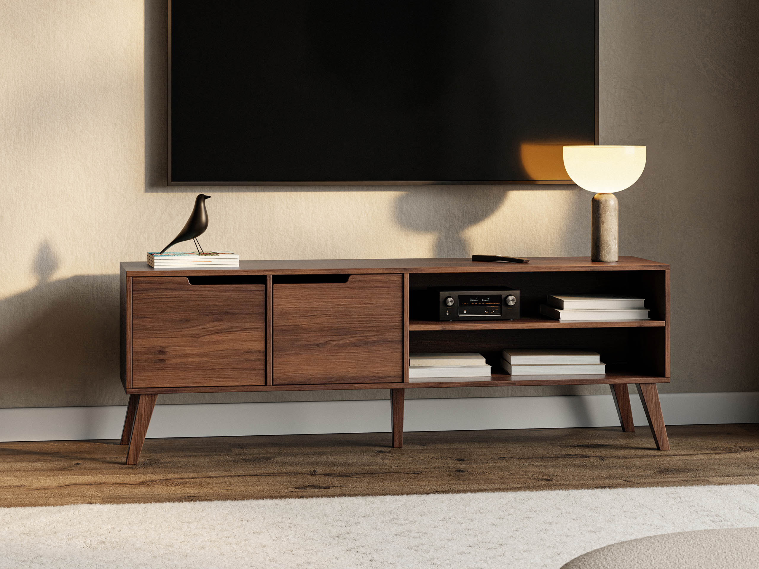 Mobile porta TV Otis (Noce)