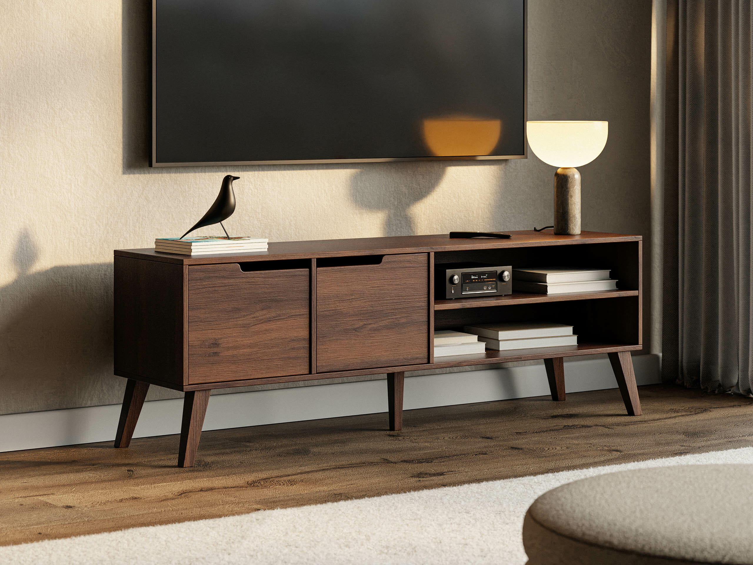 Mobile porta TV Otis (Noce)
