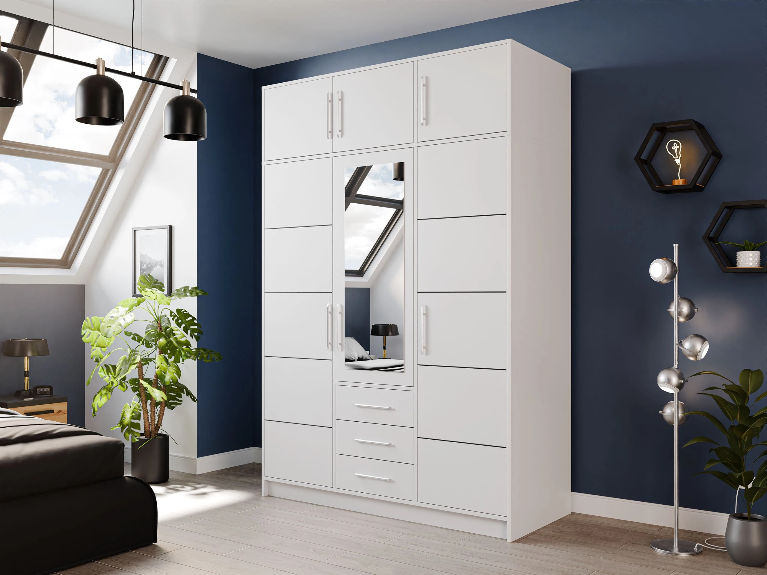 Armadio Dortivu IV (Bianco)