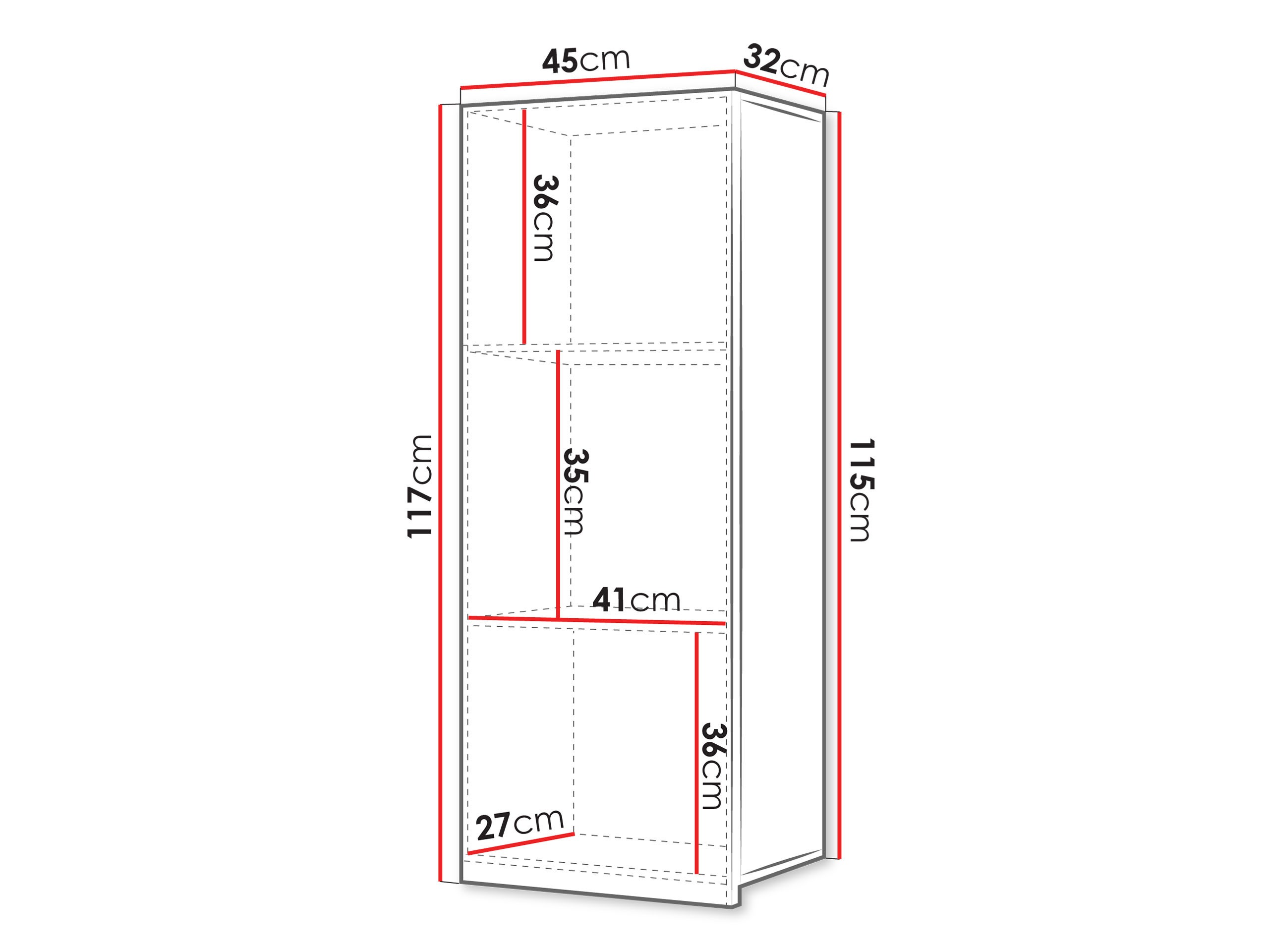 Pensile Tivdalu 126 (Nero + Nero lucido)