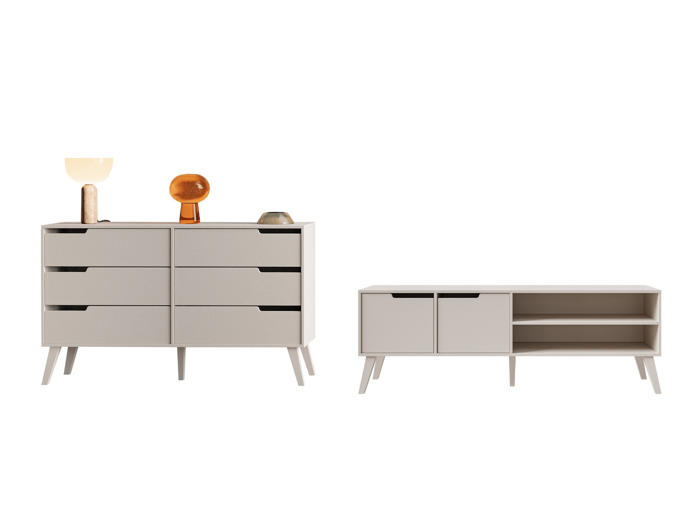 Parete attrezzata Otis II (Cachemire)