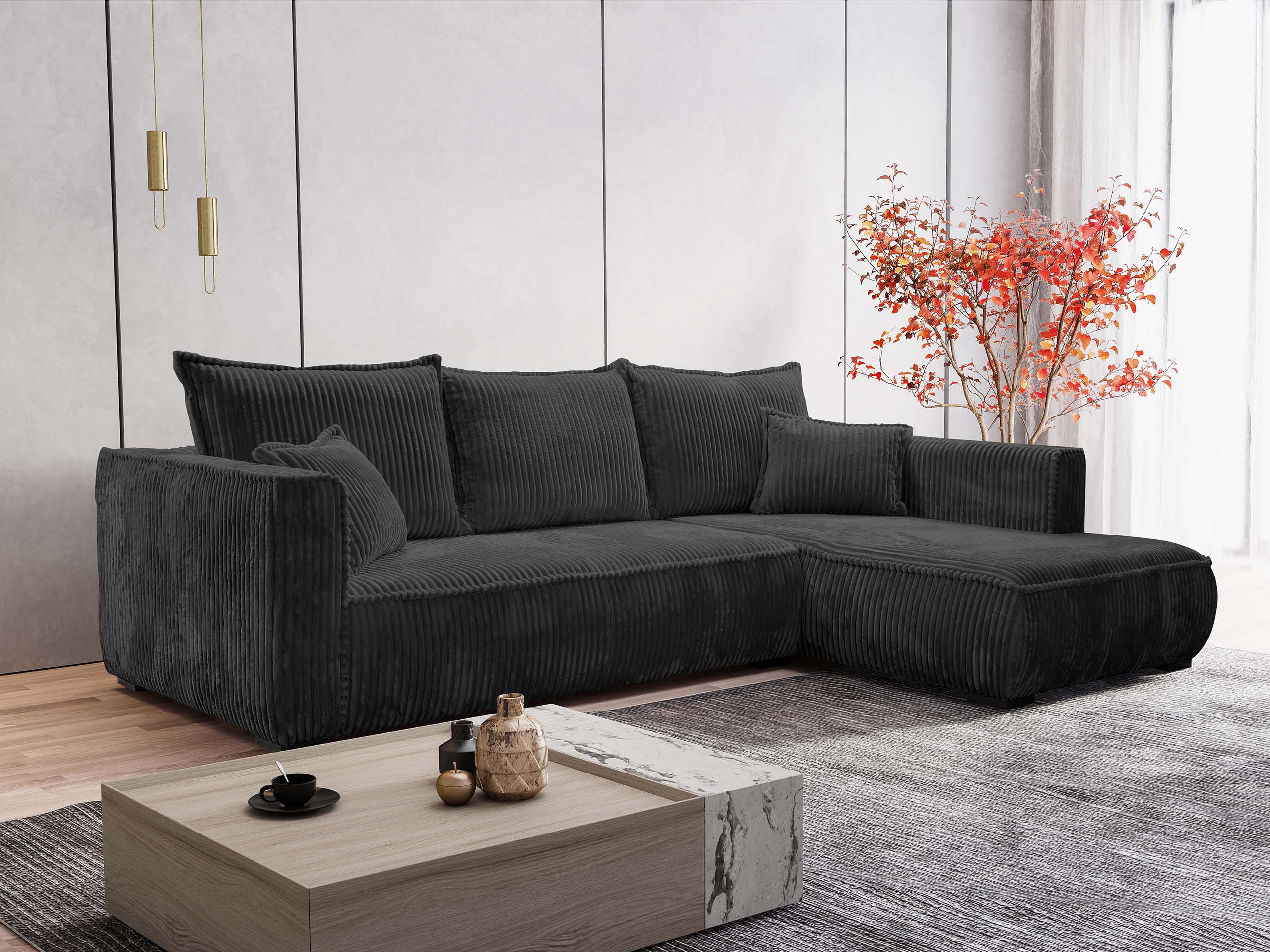 Divano angolare TrendyNest Circas (Tilia 100)