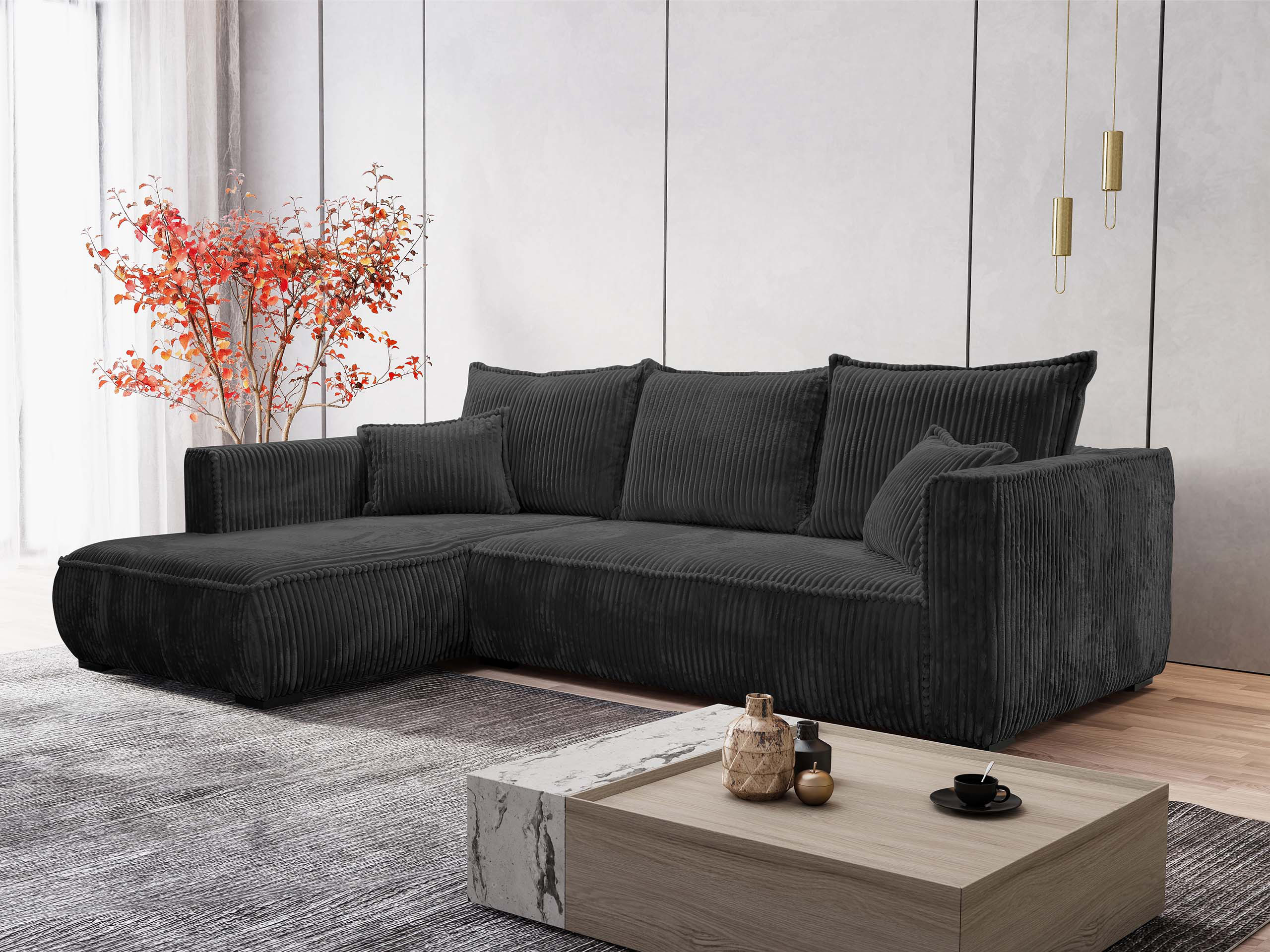 Divano angolare TrendyNest Circas (Tilia 100)