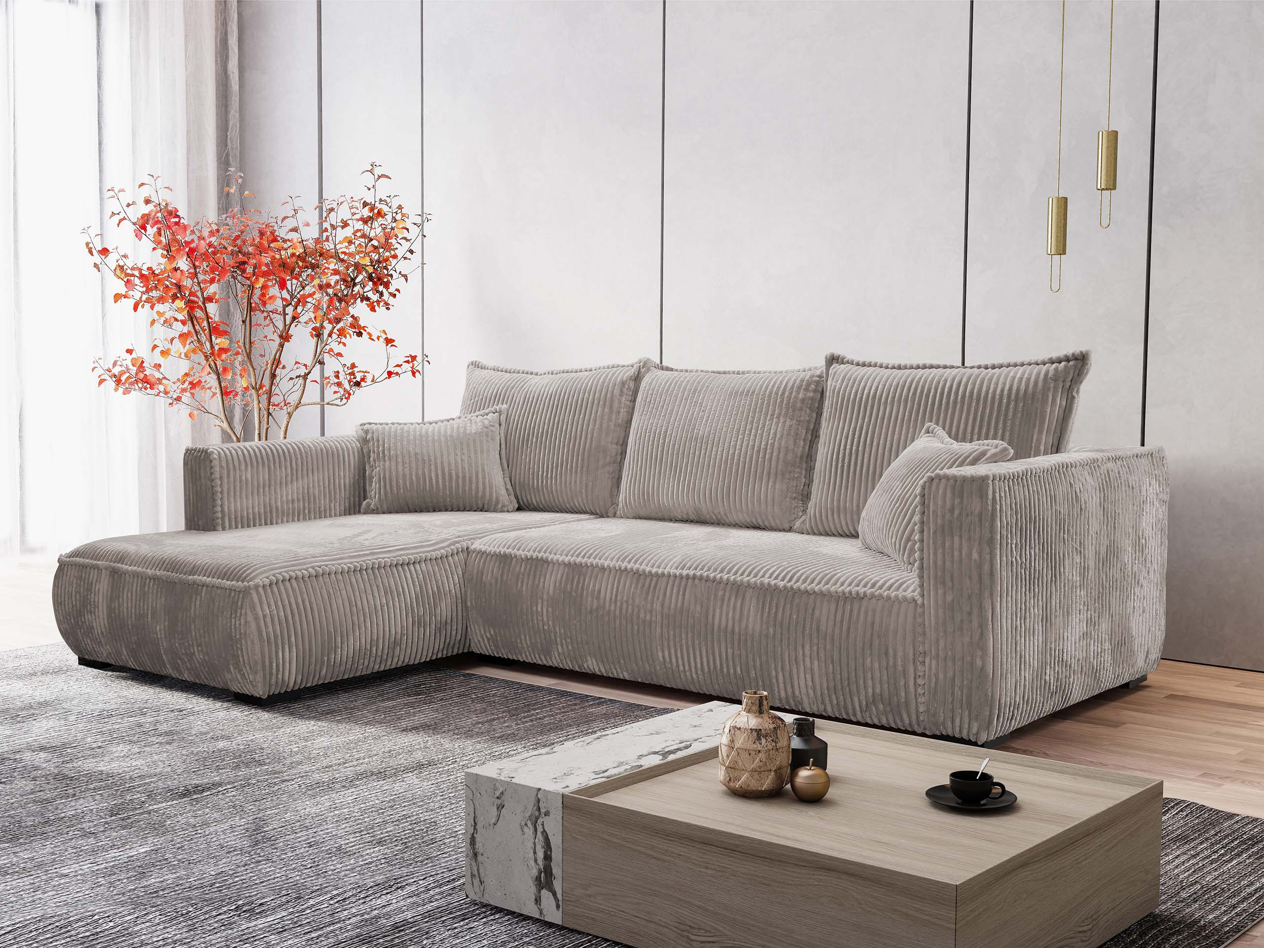 Divano angolare TrendyNest Circas (Tilia 11)
