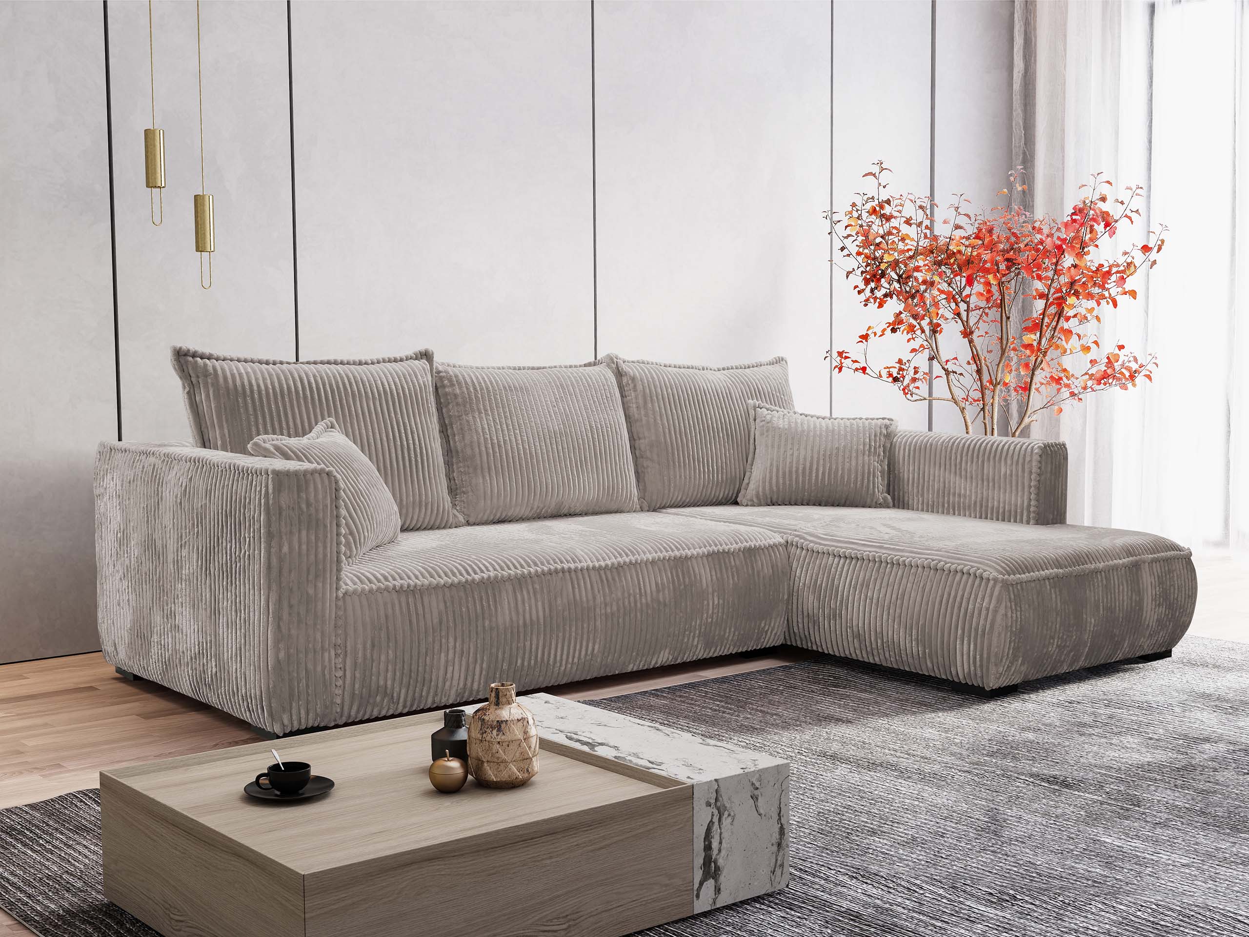 Divano angolare TrendyNest Circas (Tilia 11)