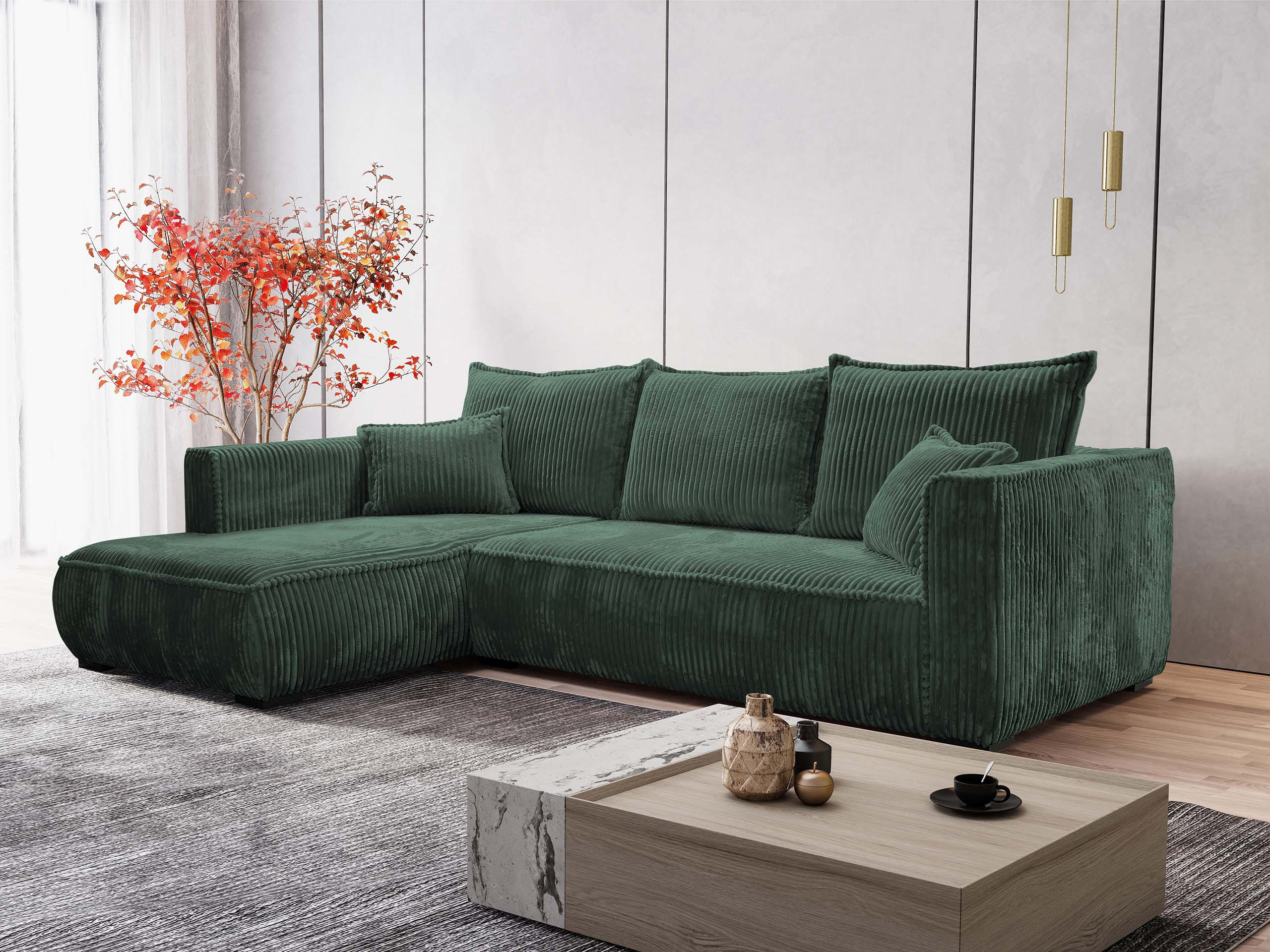 Divano angolare TrendyNest Circas (Tilia 39)