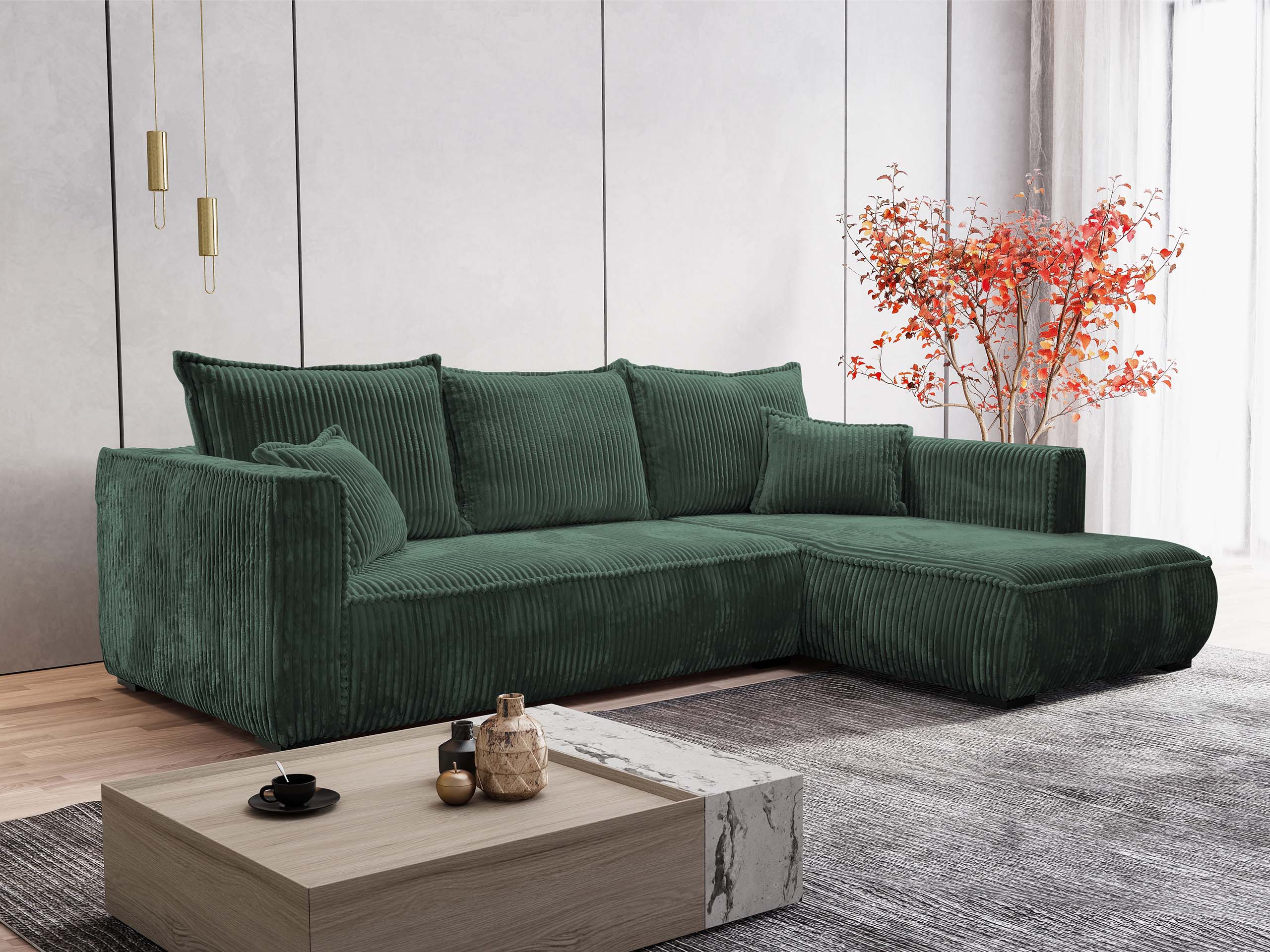 Divano angolare TrendyNest Circas (Tilia 39)