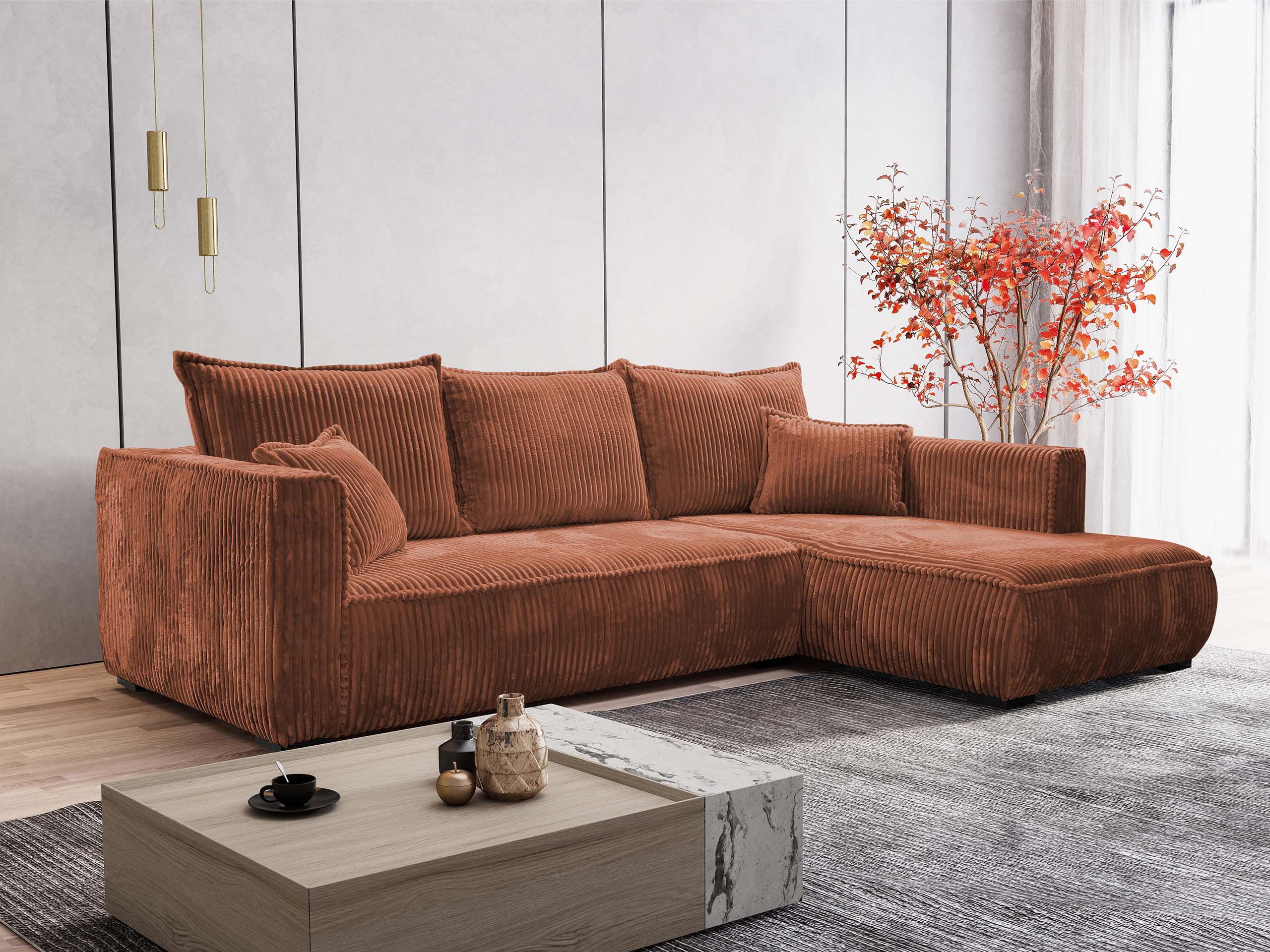 Divano angolare TrendyNest Circas (Tilia 52)