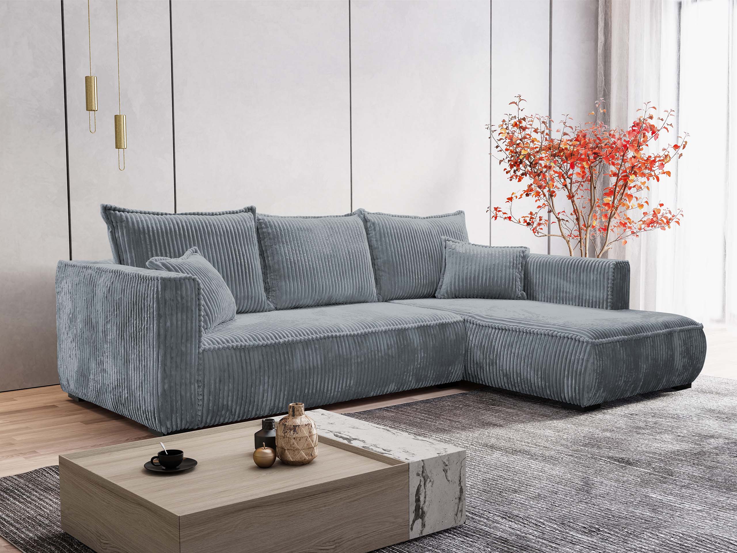 Divano angolare TrendyNest Circas (Tilia 85)
