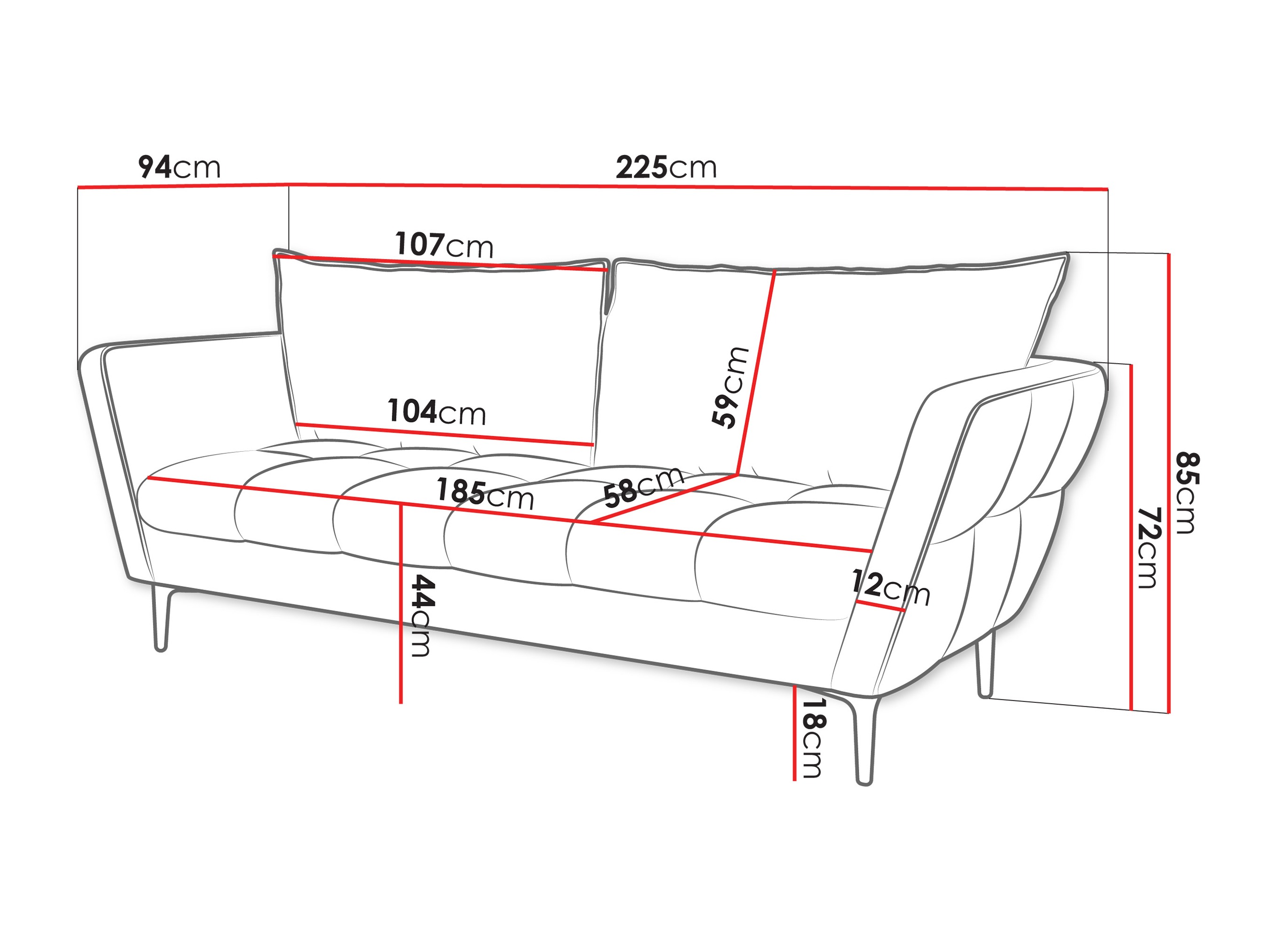 Divano TrendyNest Villis (Aphrodite 19)