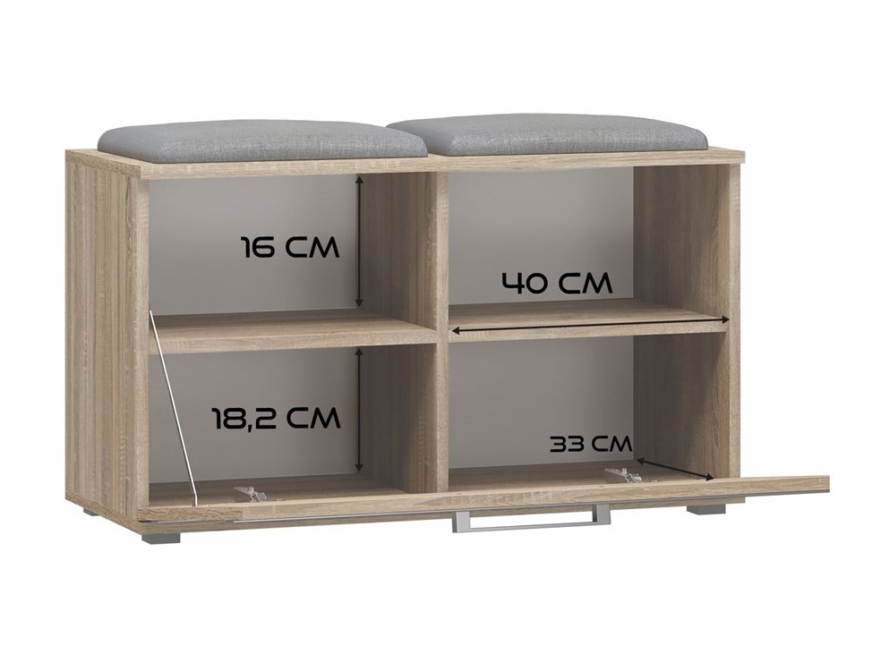 Scarpiera Mandeville 179 (Sonoma quercia)