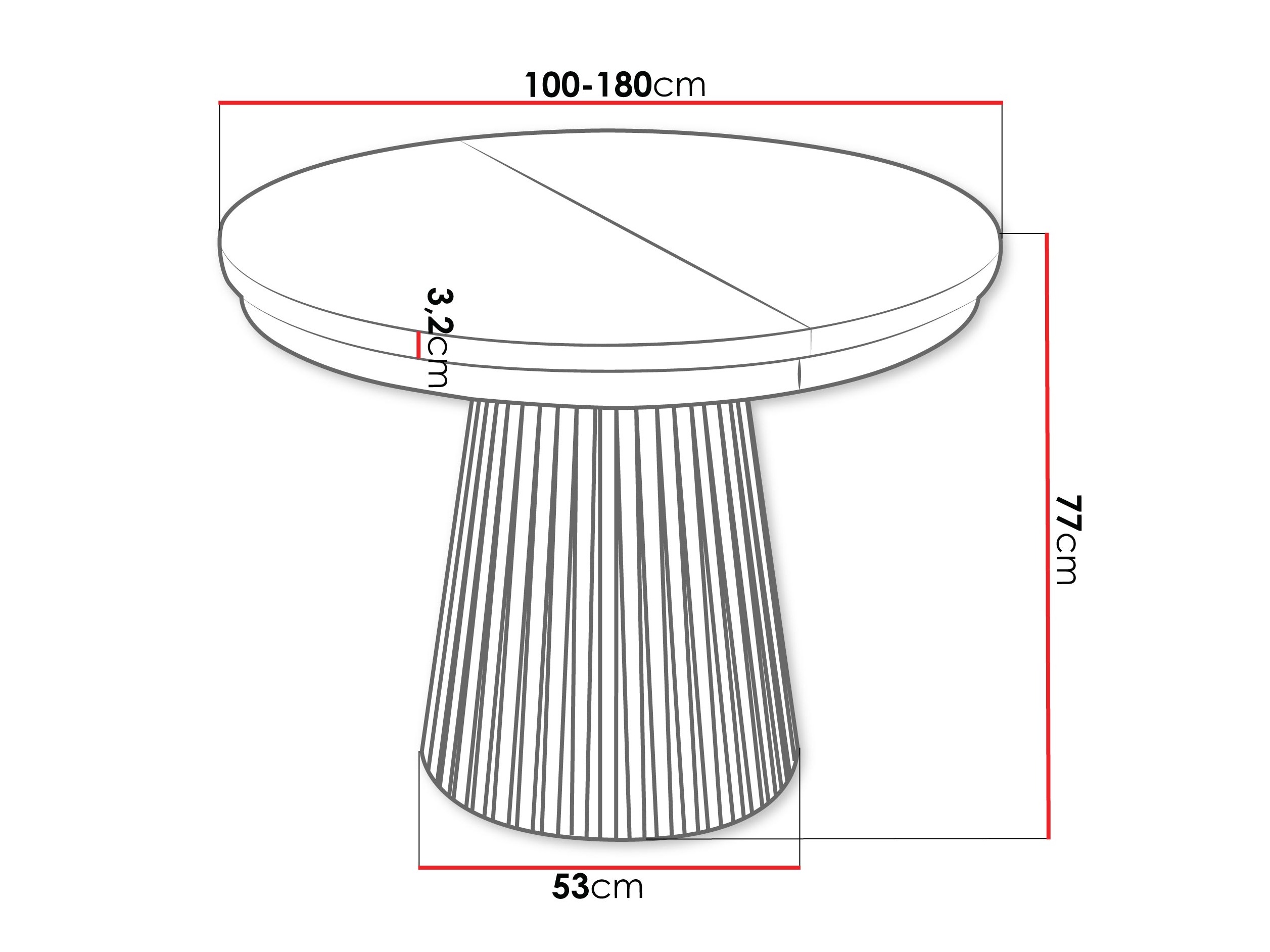 Tavolo Stanton 151 (Bianco)