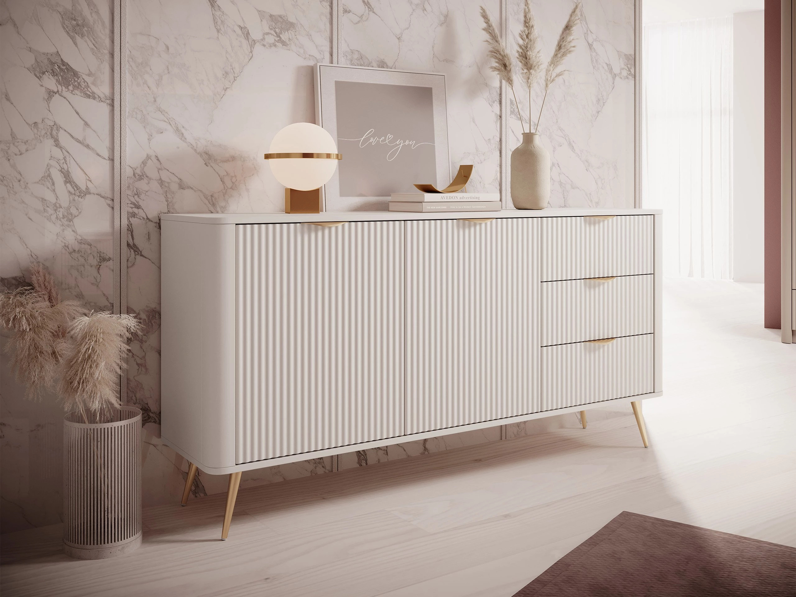 Cassettiera Lectum I (Beige)