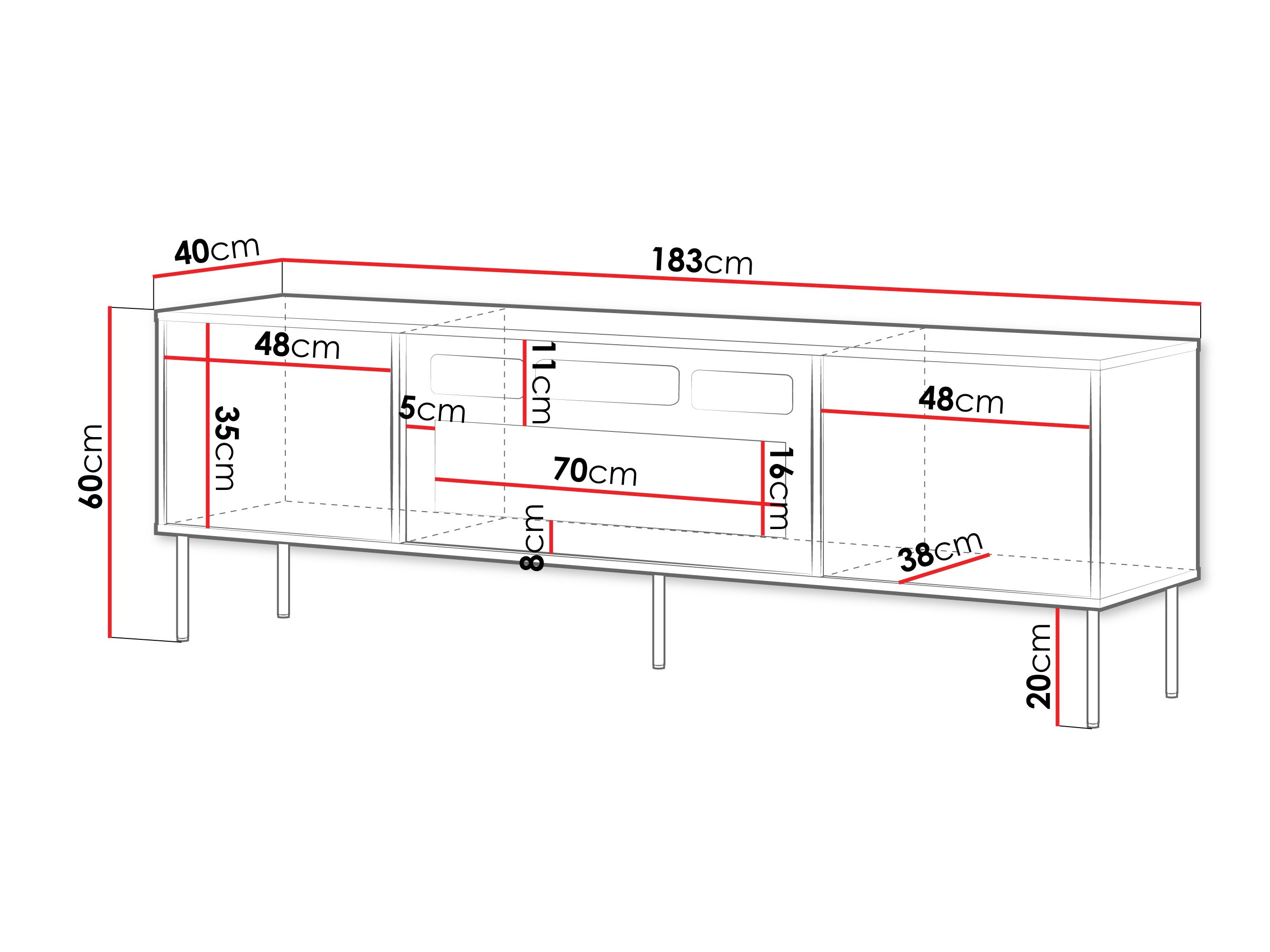Scaffale Merevai 106 (Quercia)
