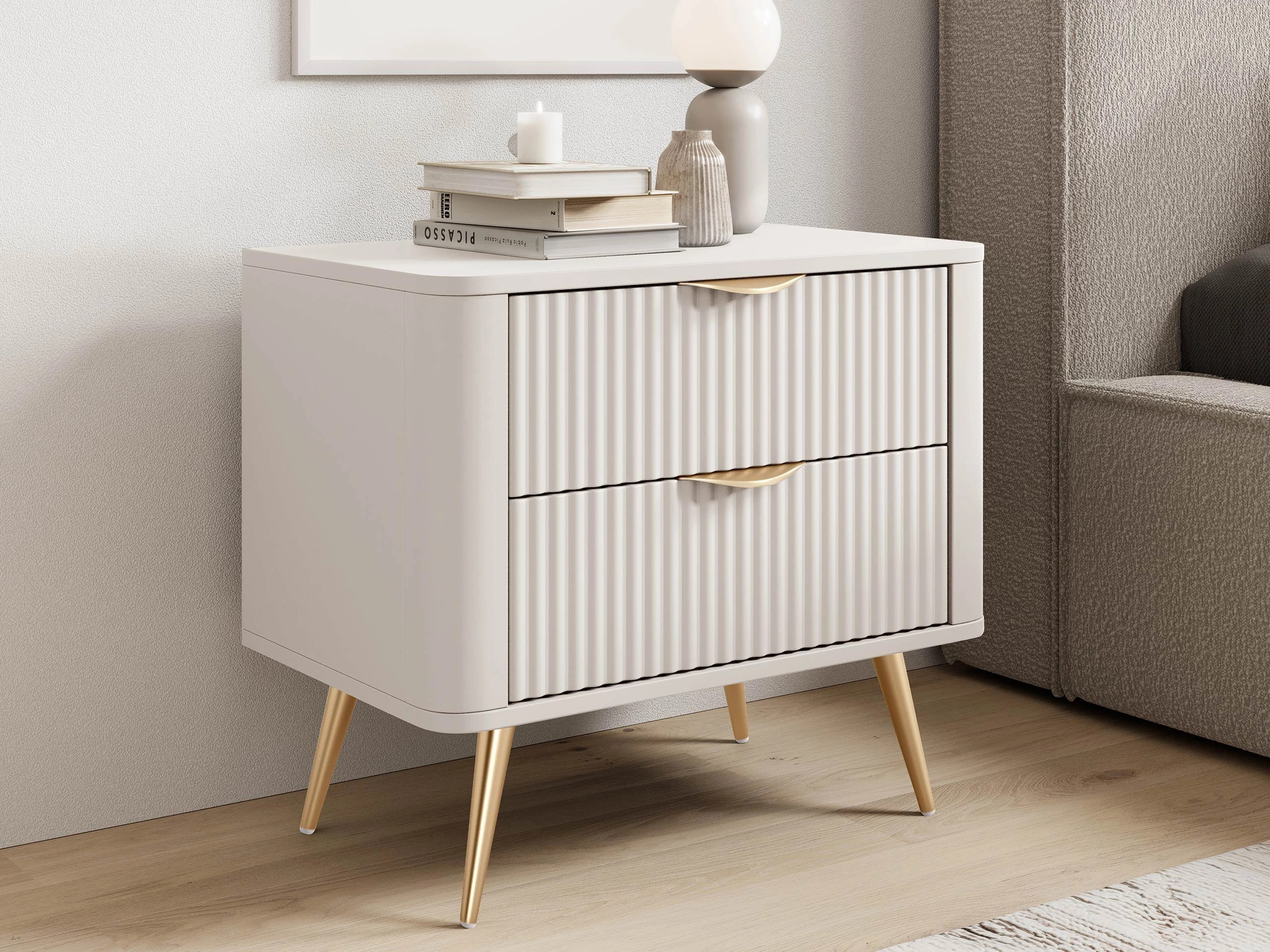 Comodino Lectum (Beige)