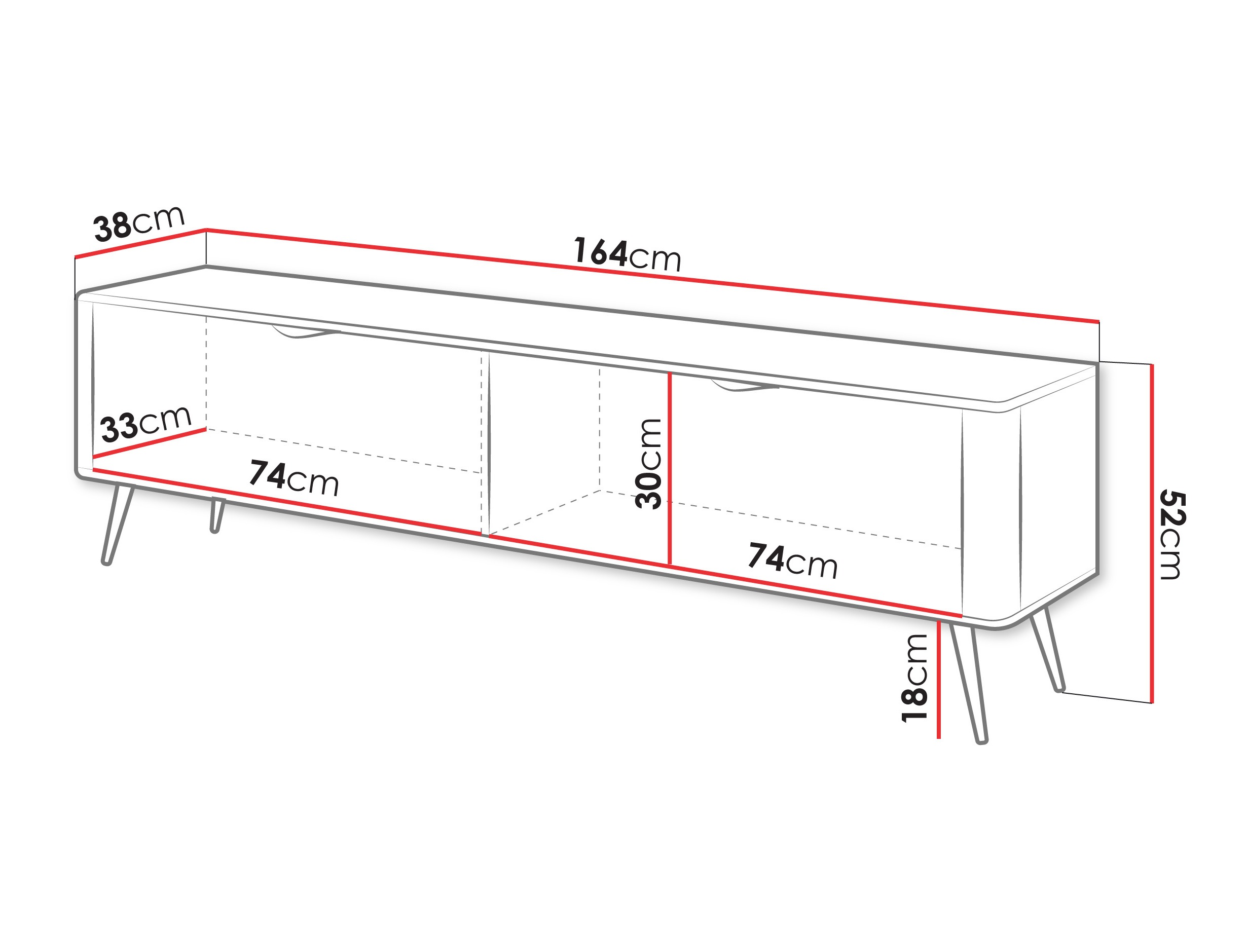 Mobile porta TV Lectum (Beige)