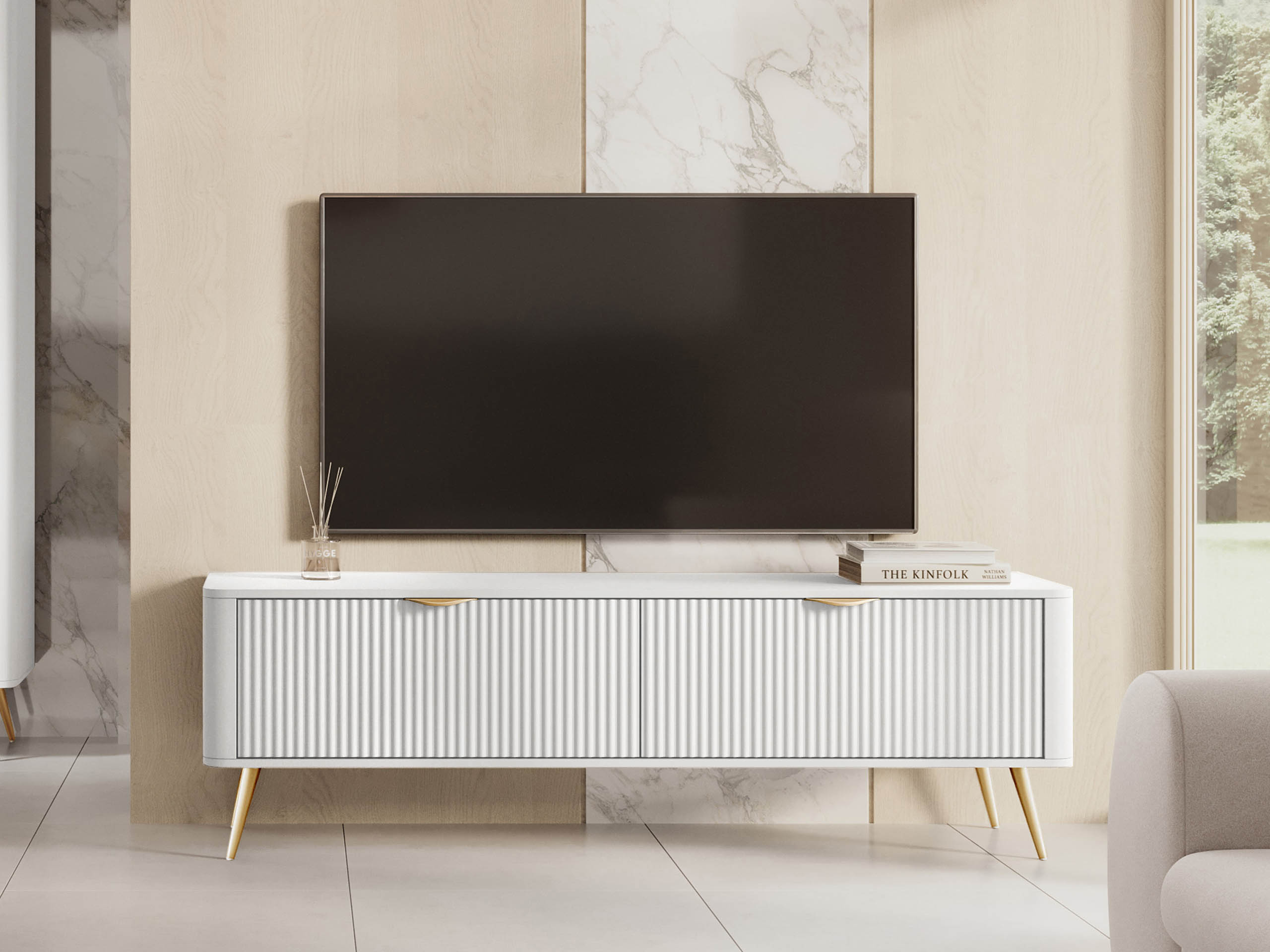 Mobile porta TV Lectum (Bianco)