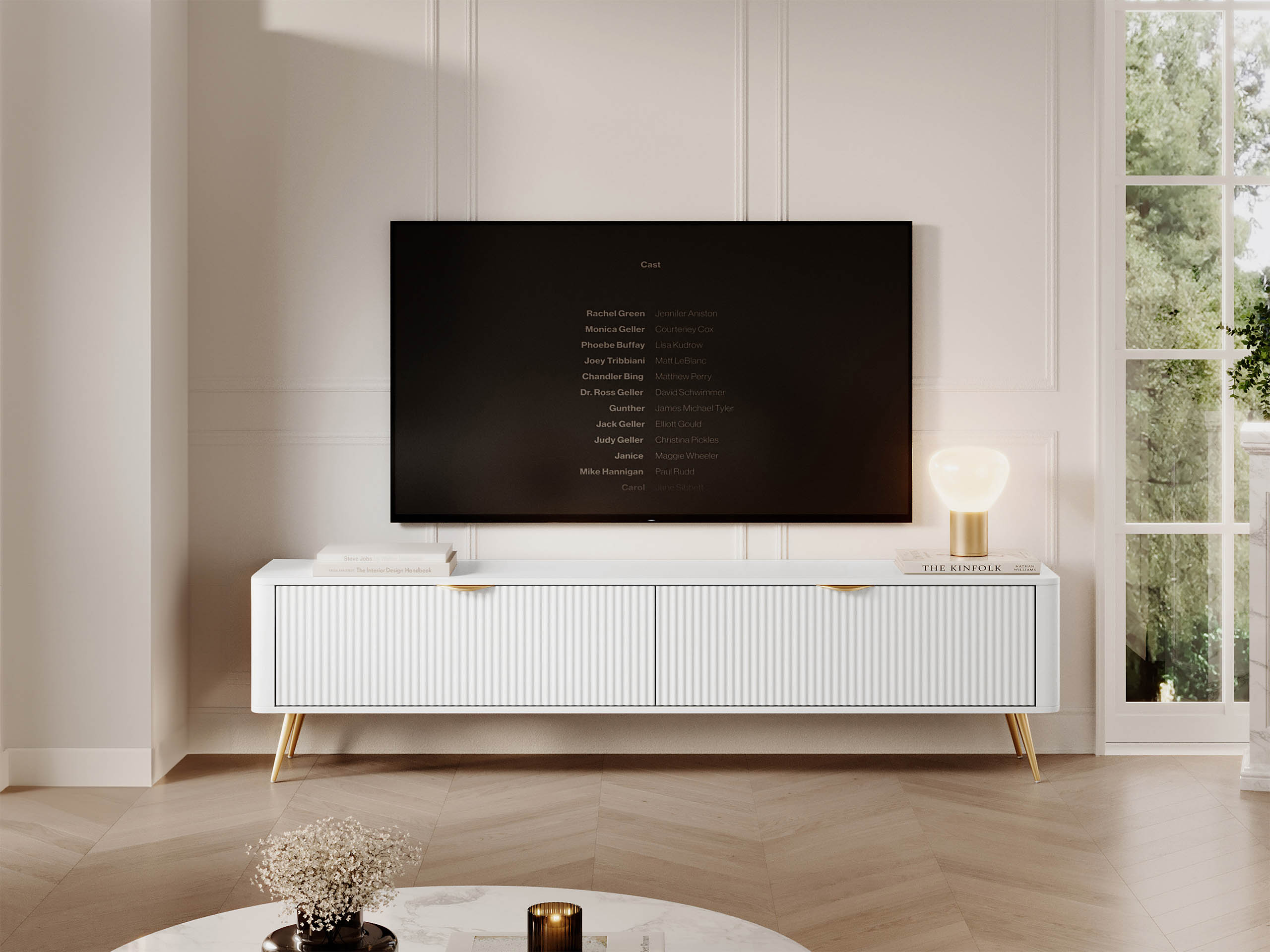 Mobile porta TV Lectum I (Bianco)