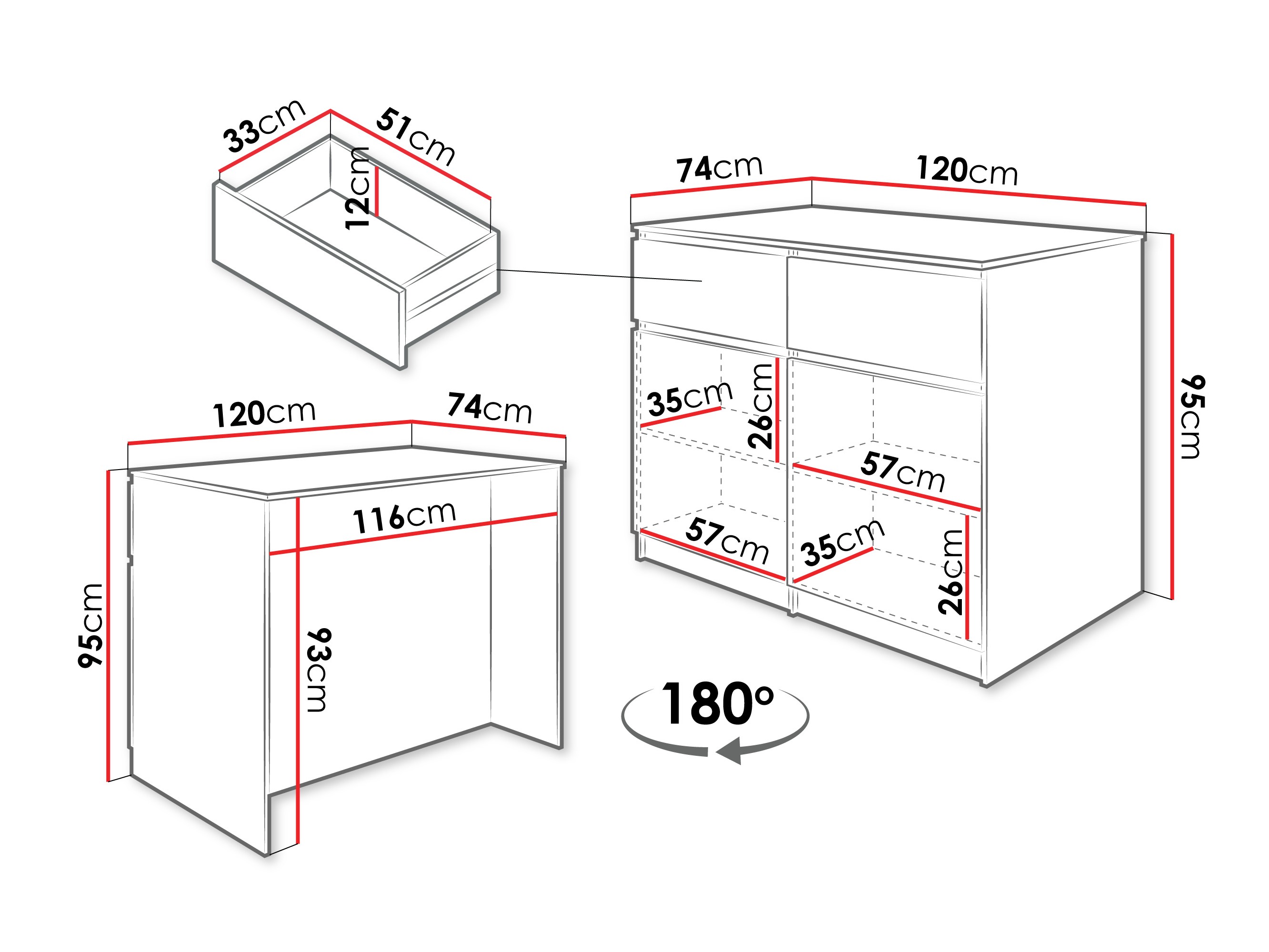 Isola della cucina Comfivo Cantal (Quercia)