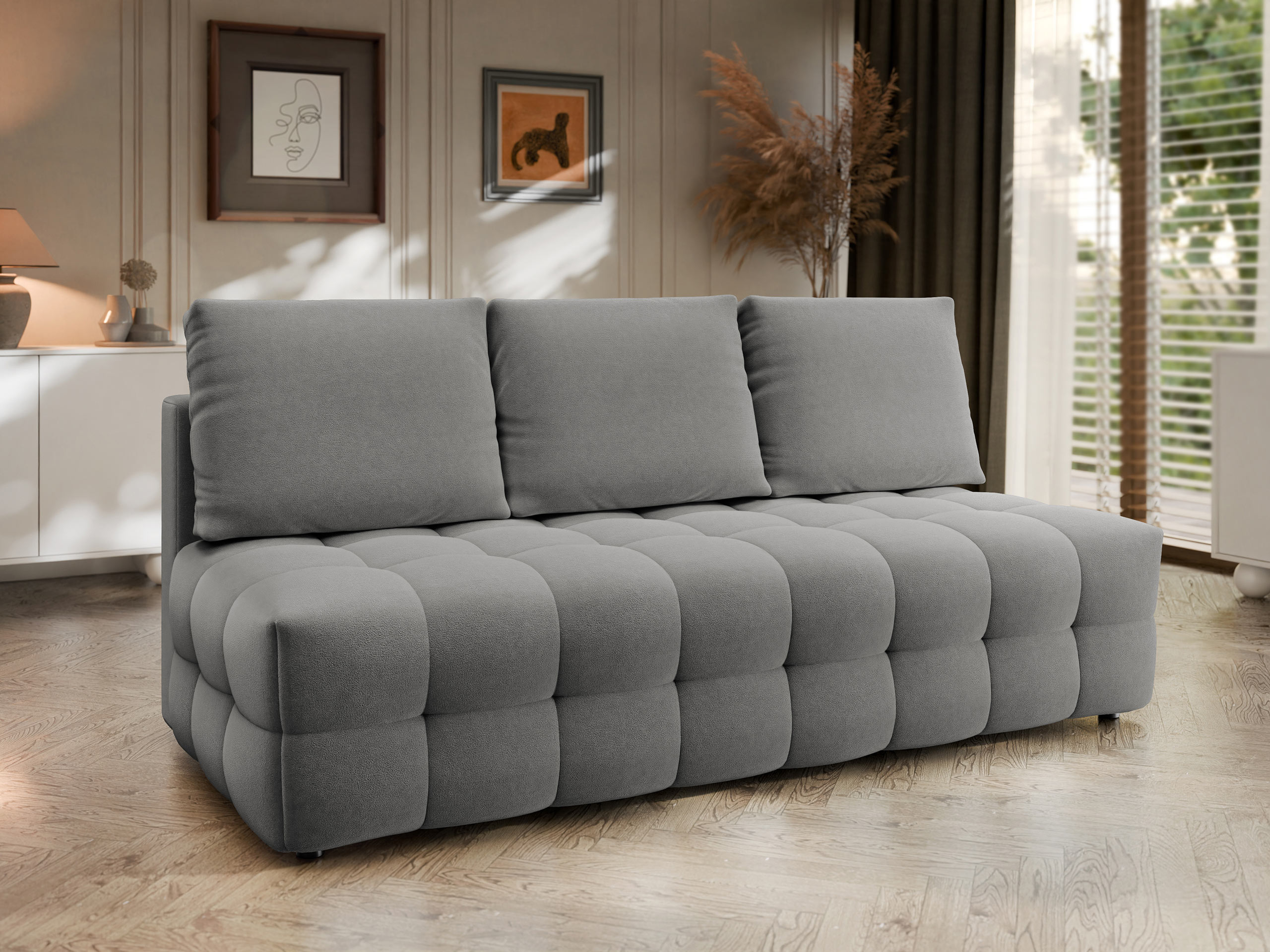 Divano letto Temple 133 (Velo 635)