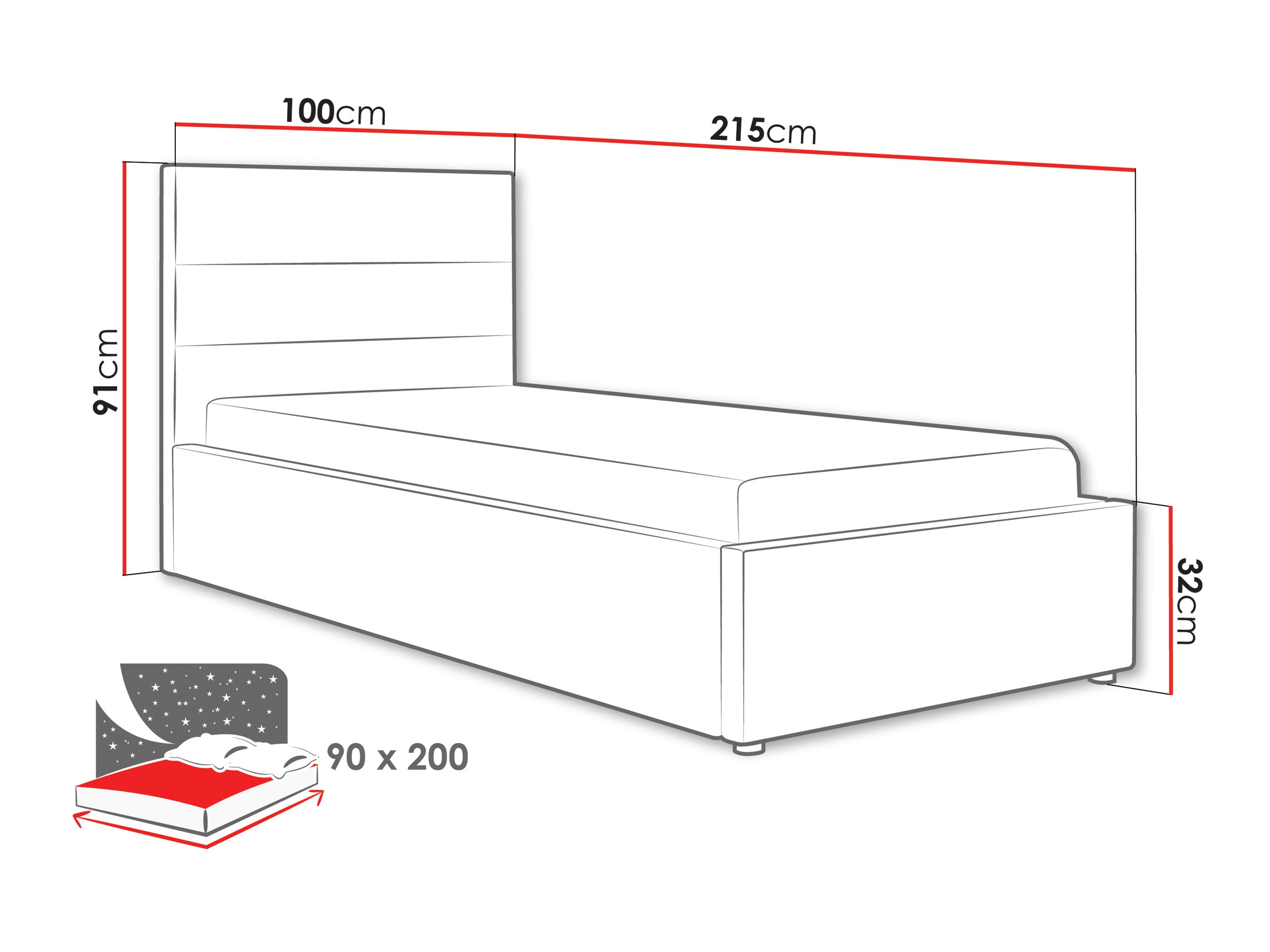 Letto Comfivo Fabos II (Hlr 05)