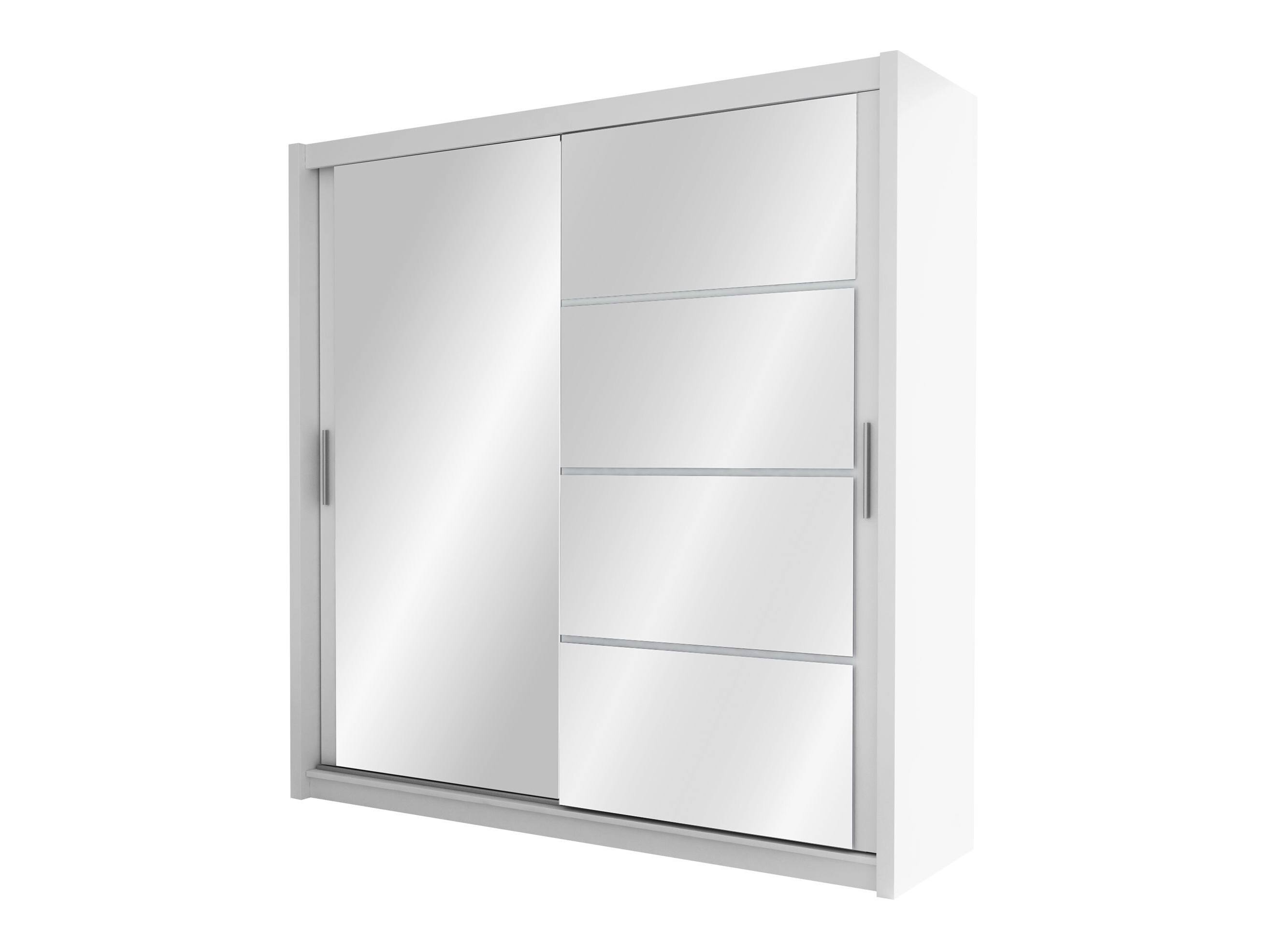 Armadio Honolulu 111 (Bianco + Bianco lucido)