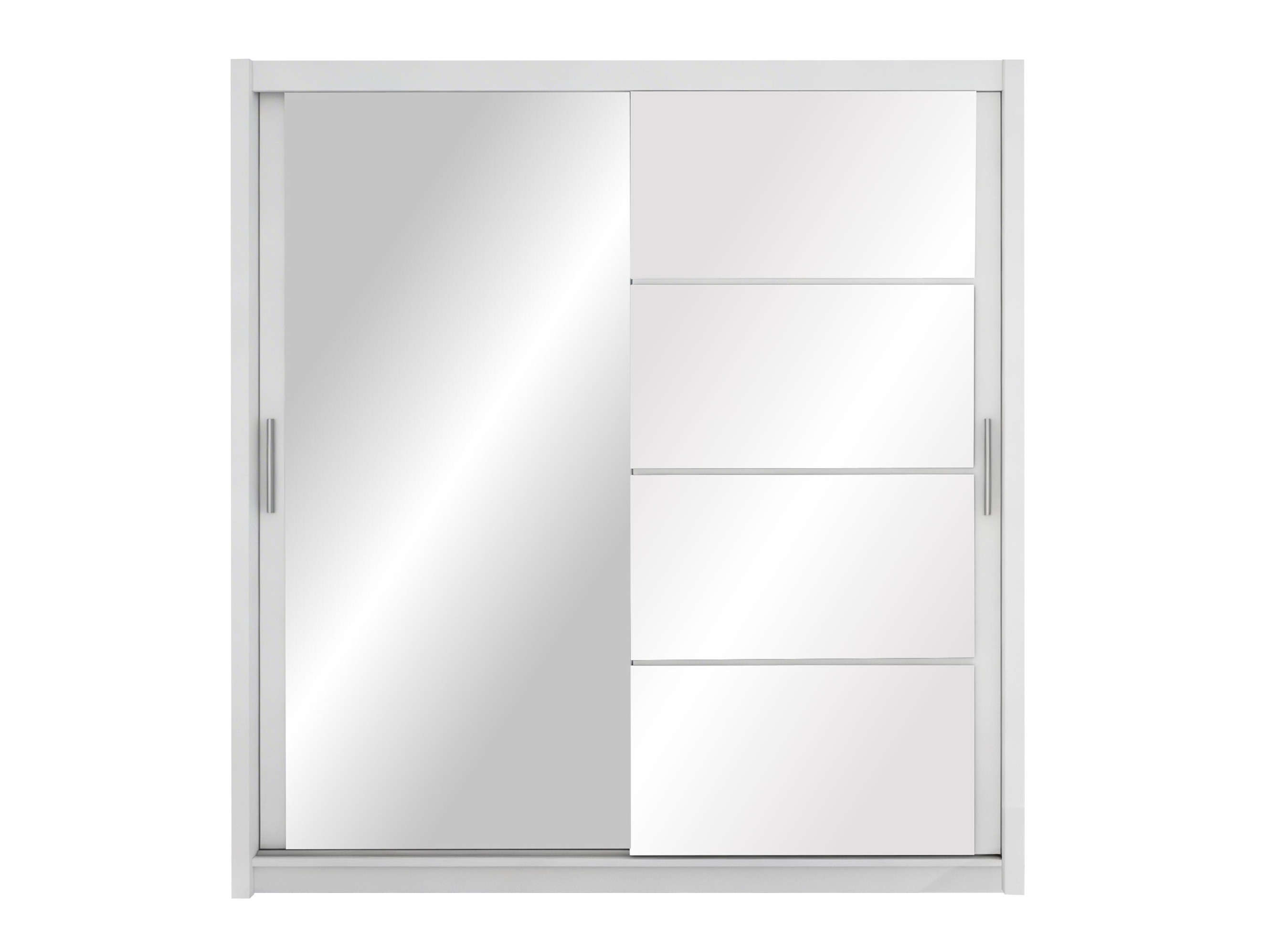 Armadio Honolulu 111 (Bianco + Bianco lucido)