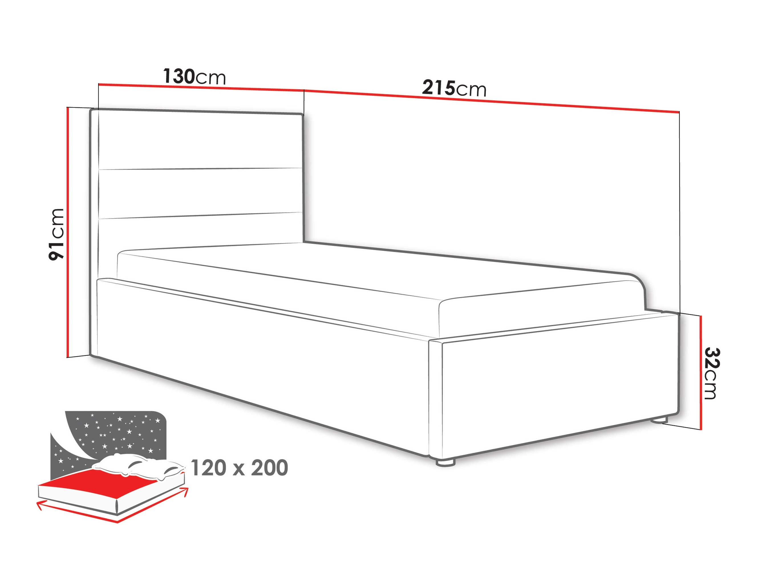 Letto Comfivo Fabos II (Hlr 05)