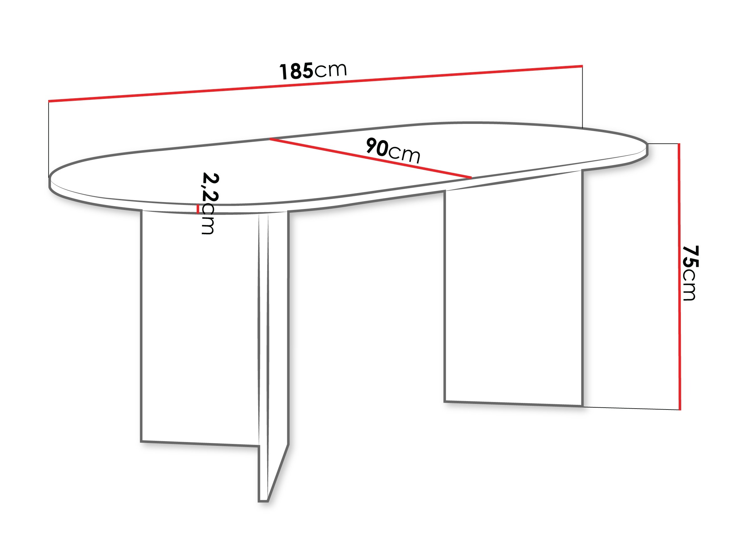 Tavolo Comfivo Fungus (Quercia)