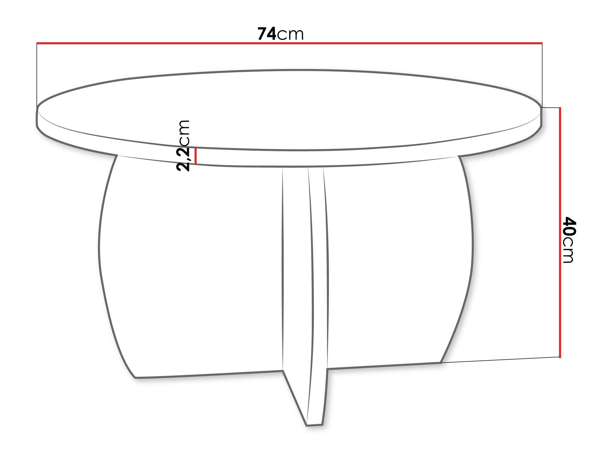 Tavolino da caffè Comfivo 511 (Marmo nero + Nero)