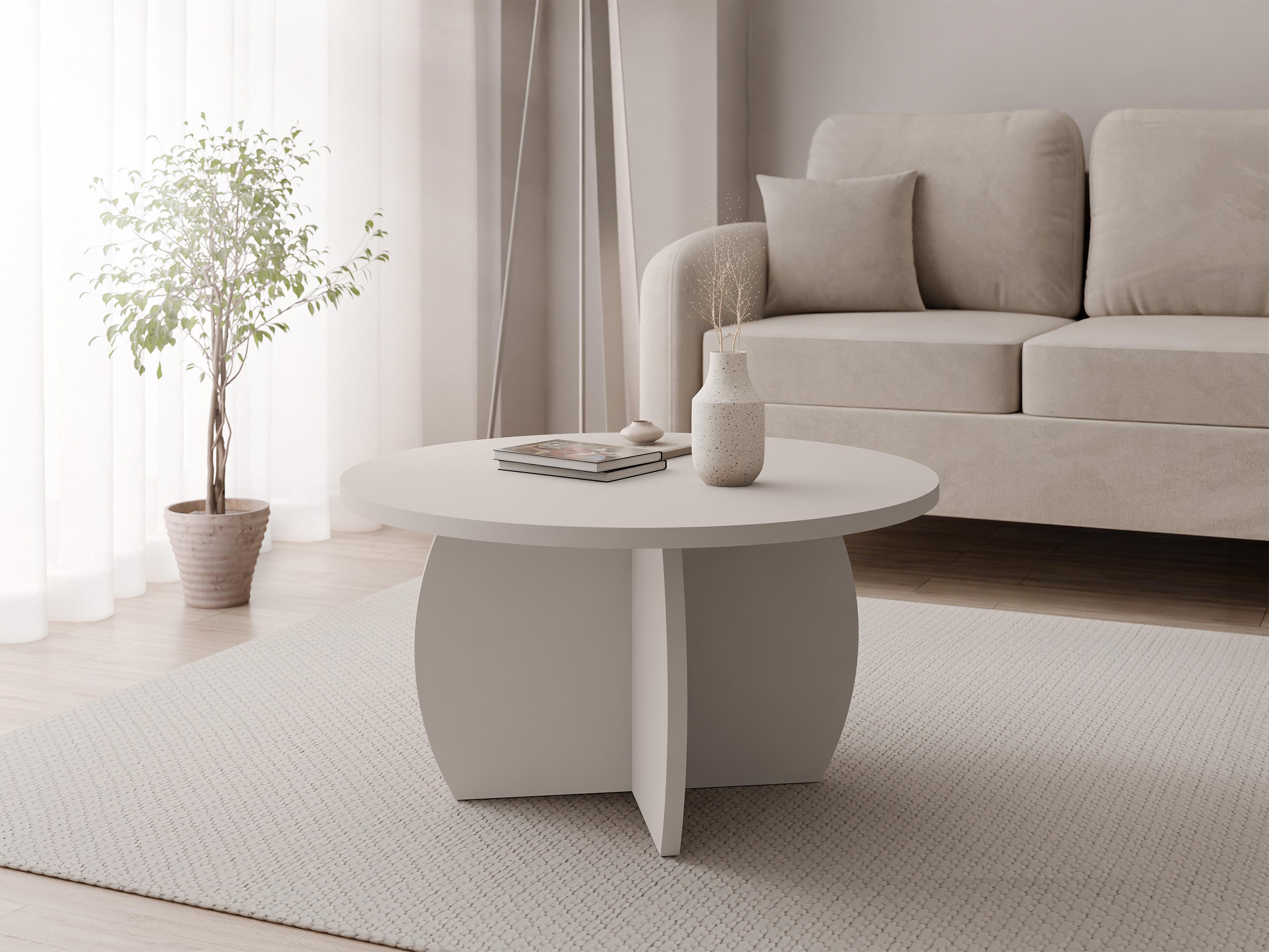 Tavolino da caffè Comfivo Pagas (Beige)