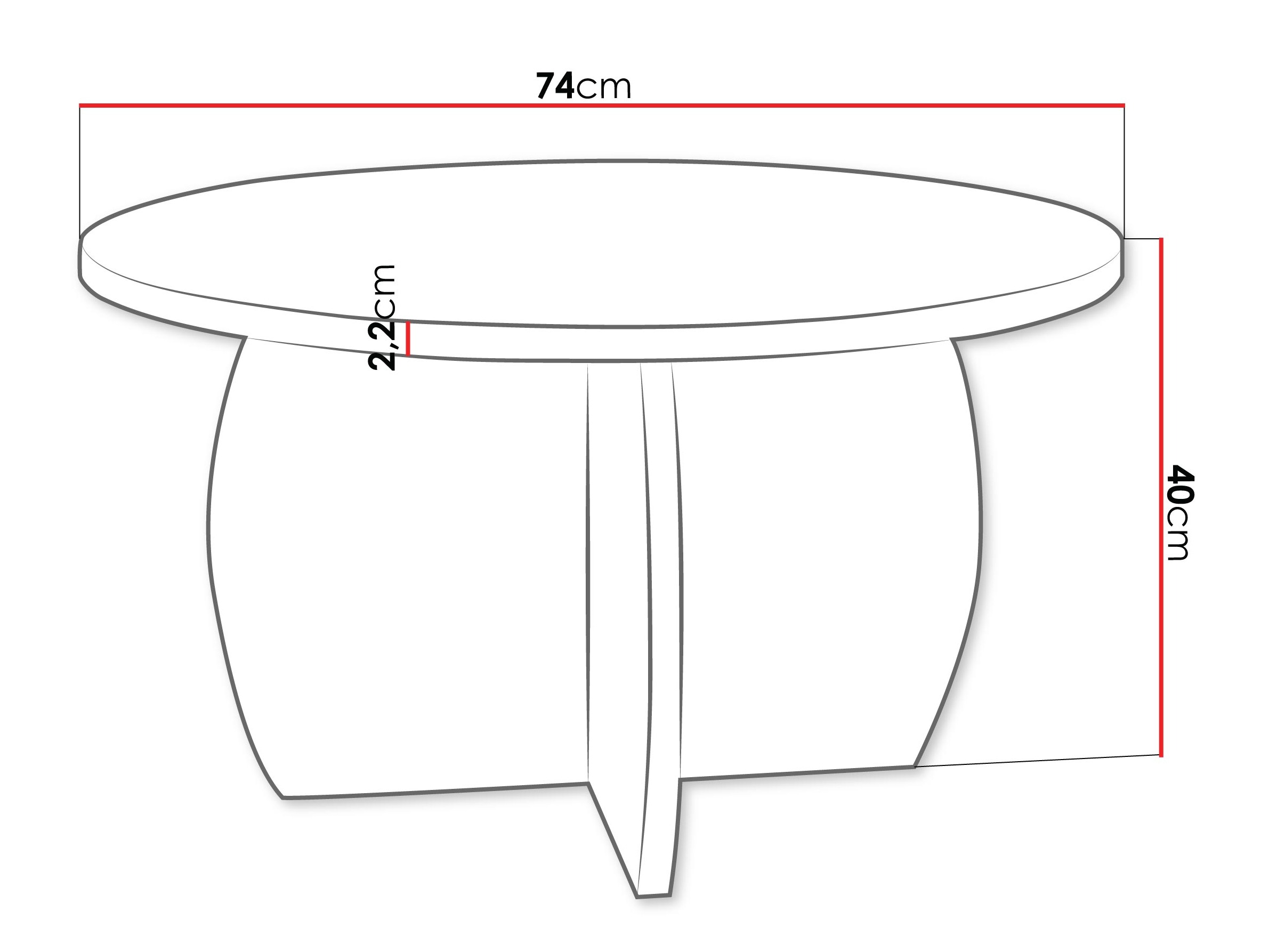 Tavolino da caffè Comfivo Pagas (Beige)