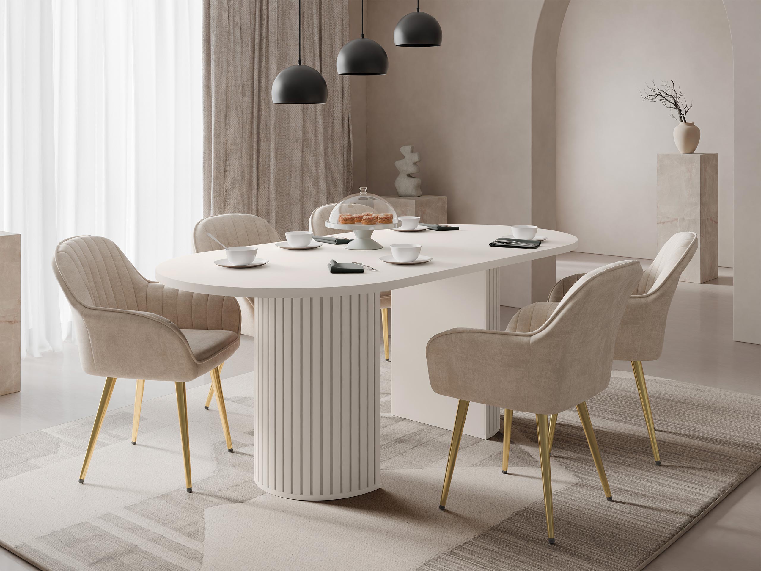 Tavolo Comfivo Ulma (Beige)