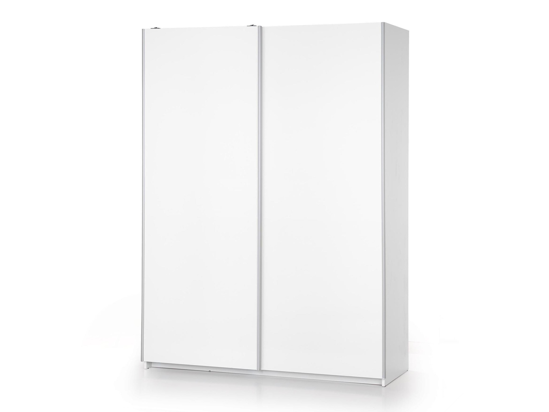 Armadio Cirveso 110 (Bianco + Bianco lucido)