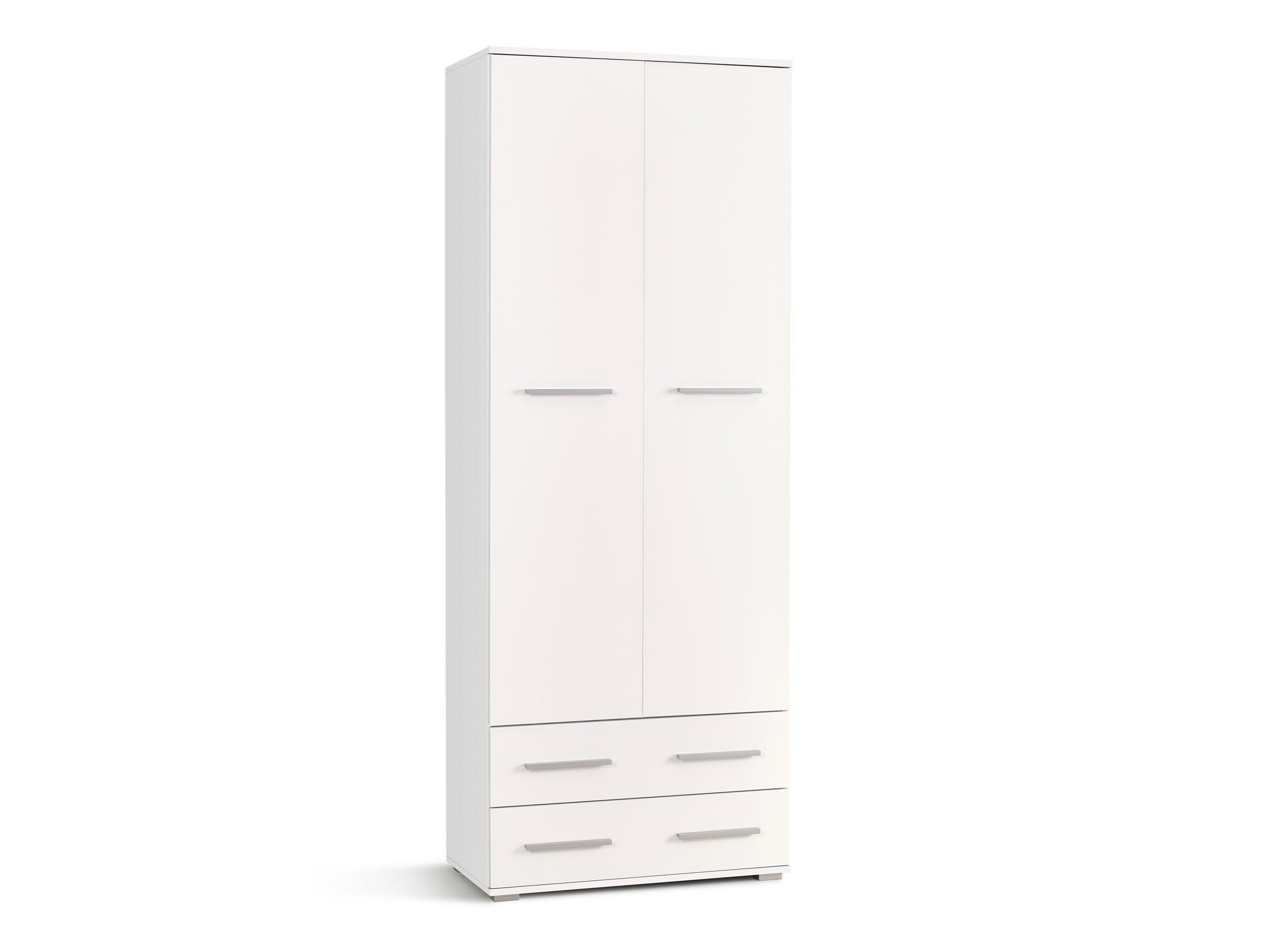 Scaffale Cirveso 107 (Bianco + Bianco lucido)