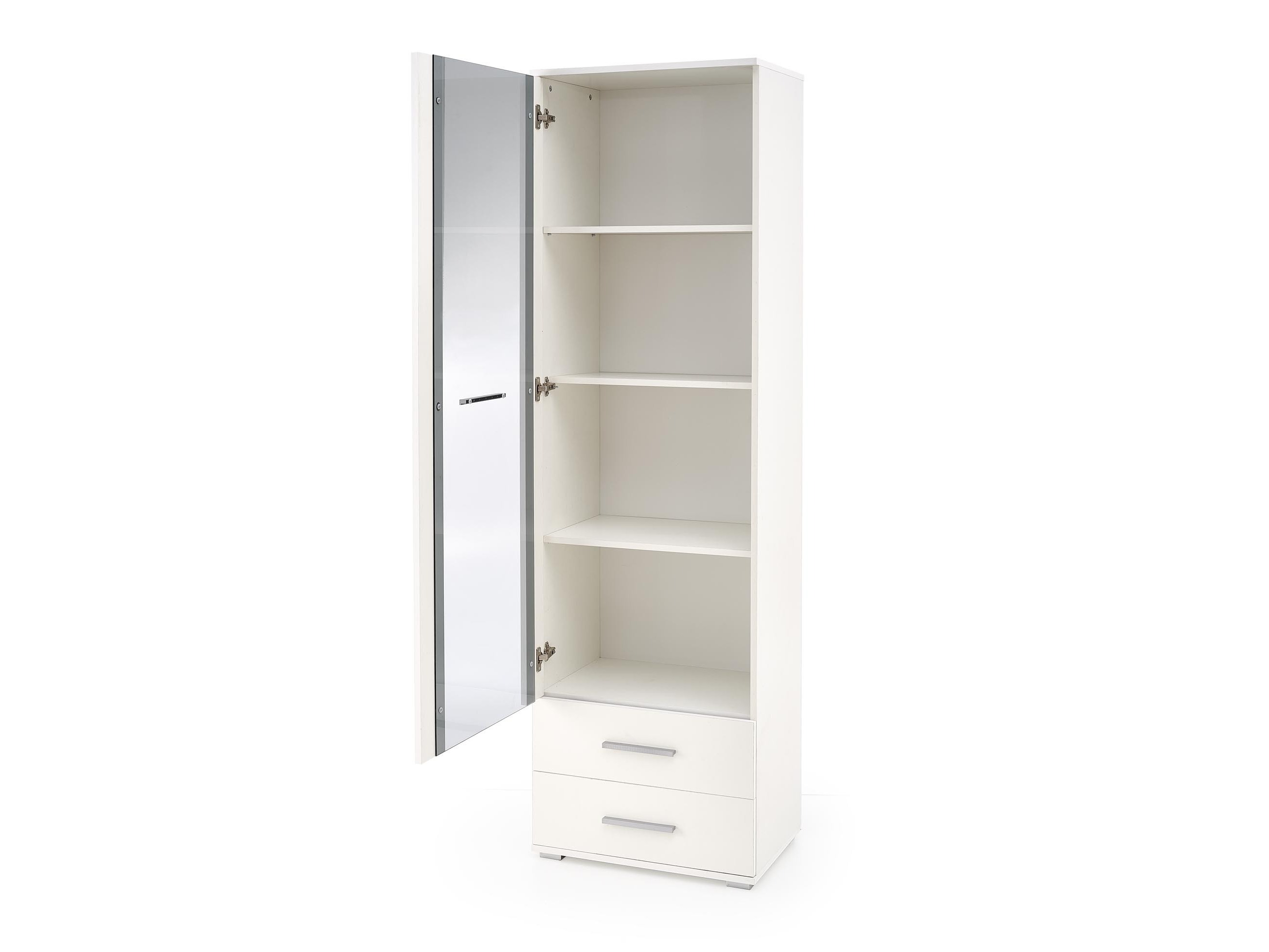 Scaffale Cirveso 116 (Bianco + Bianco lucido)