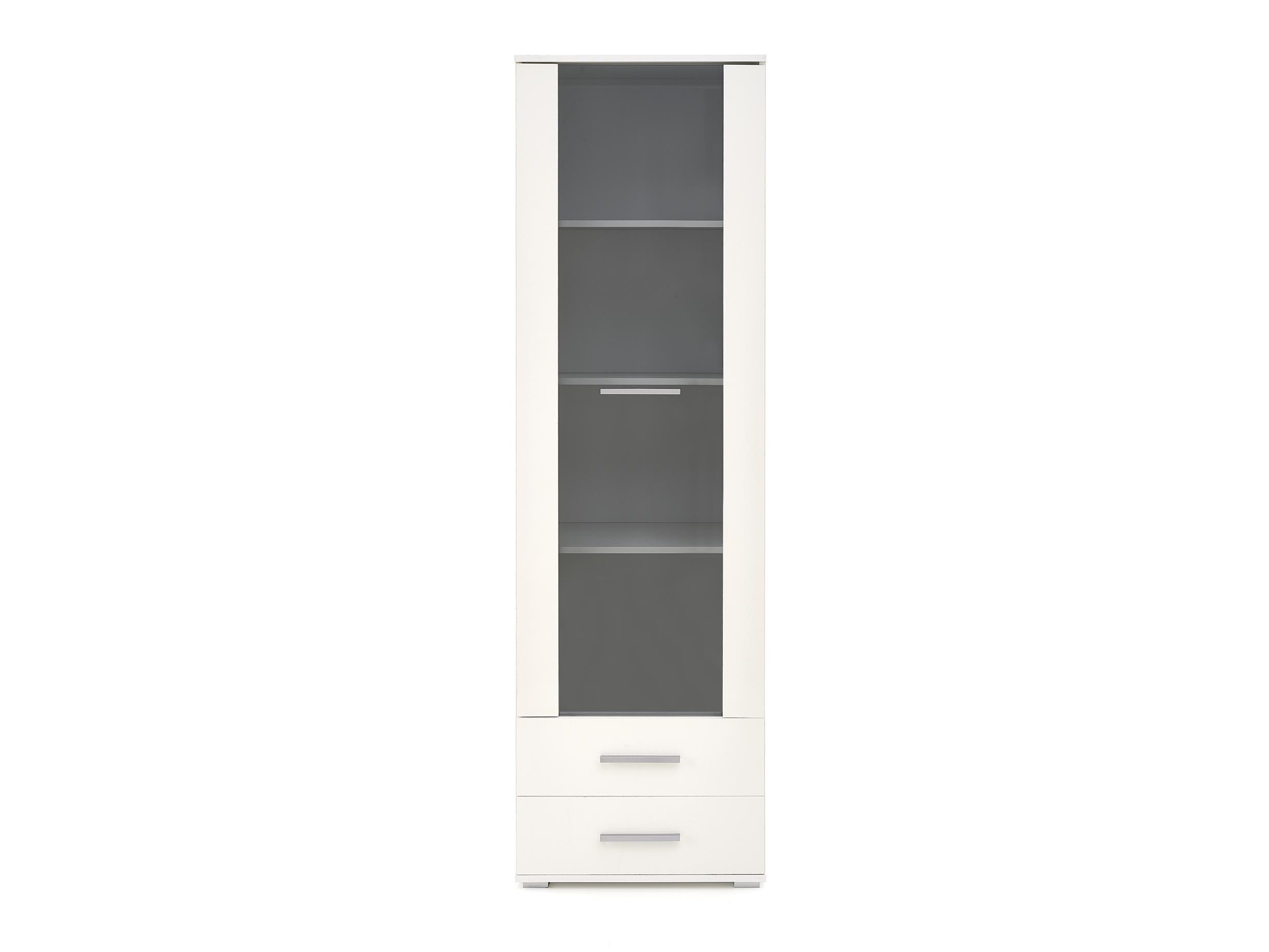 Scaffale Cirveso 116 (Bianco + Bianco lucido)