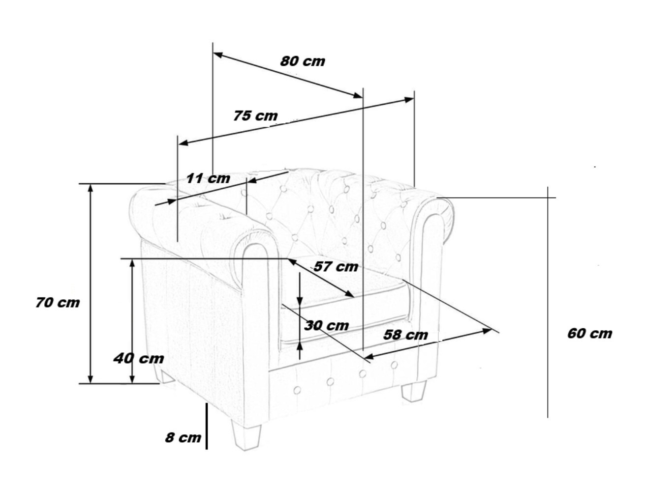 Poltrona Houston 2092 (Beige)